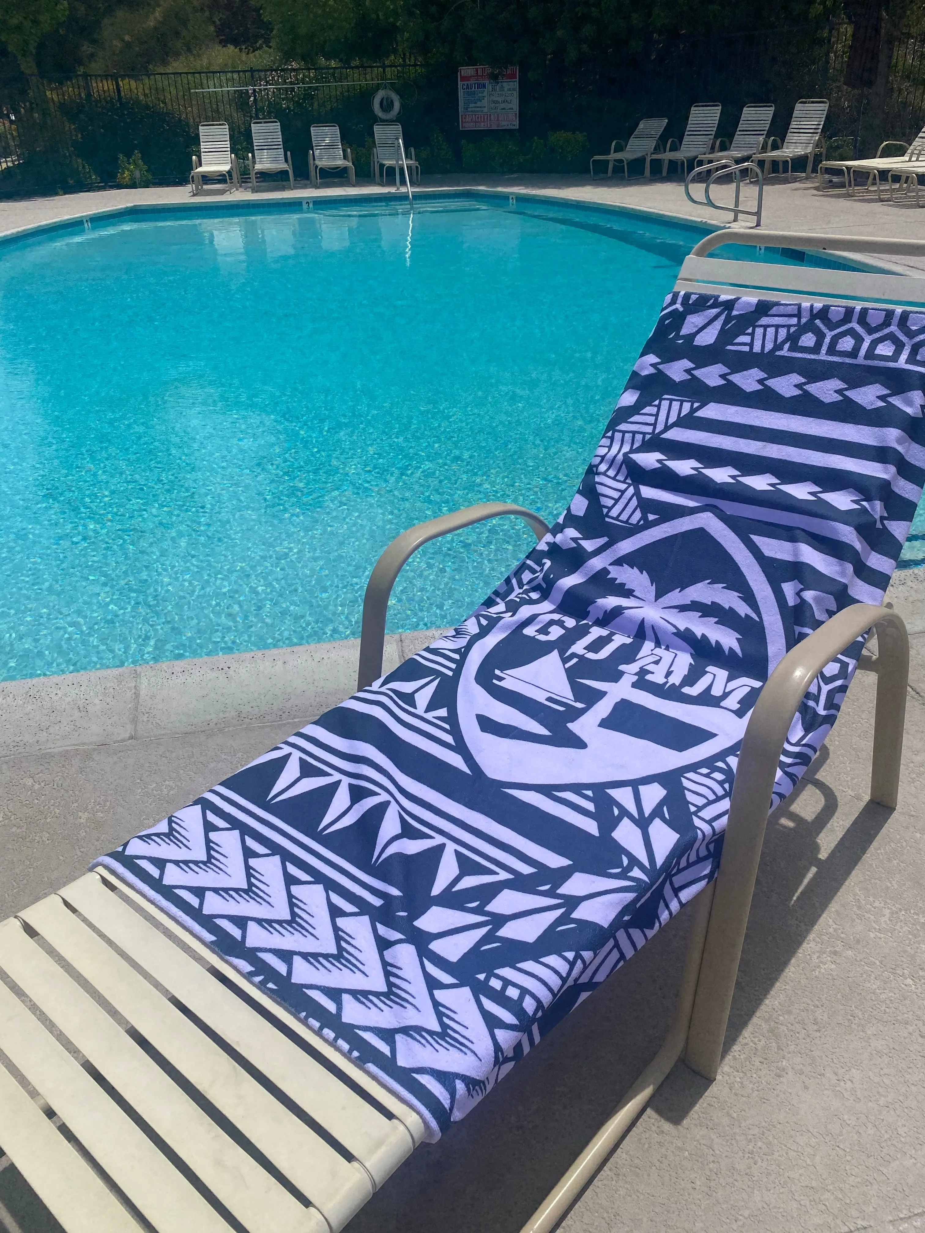 Guam Tribal Beach Towel
