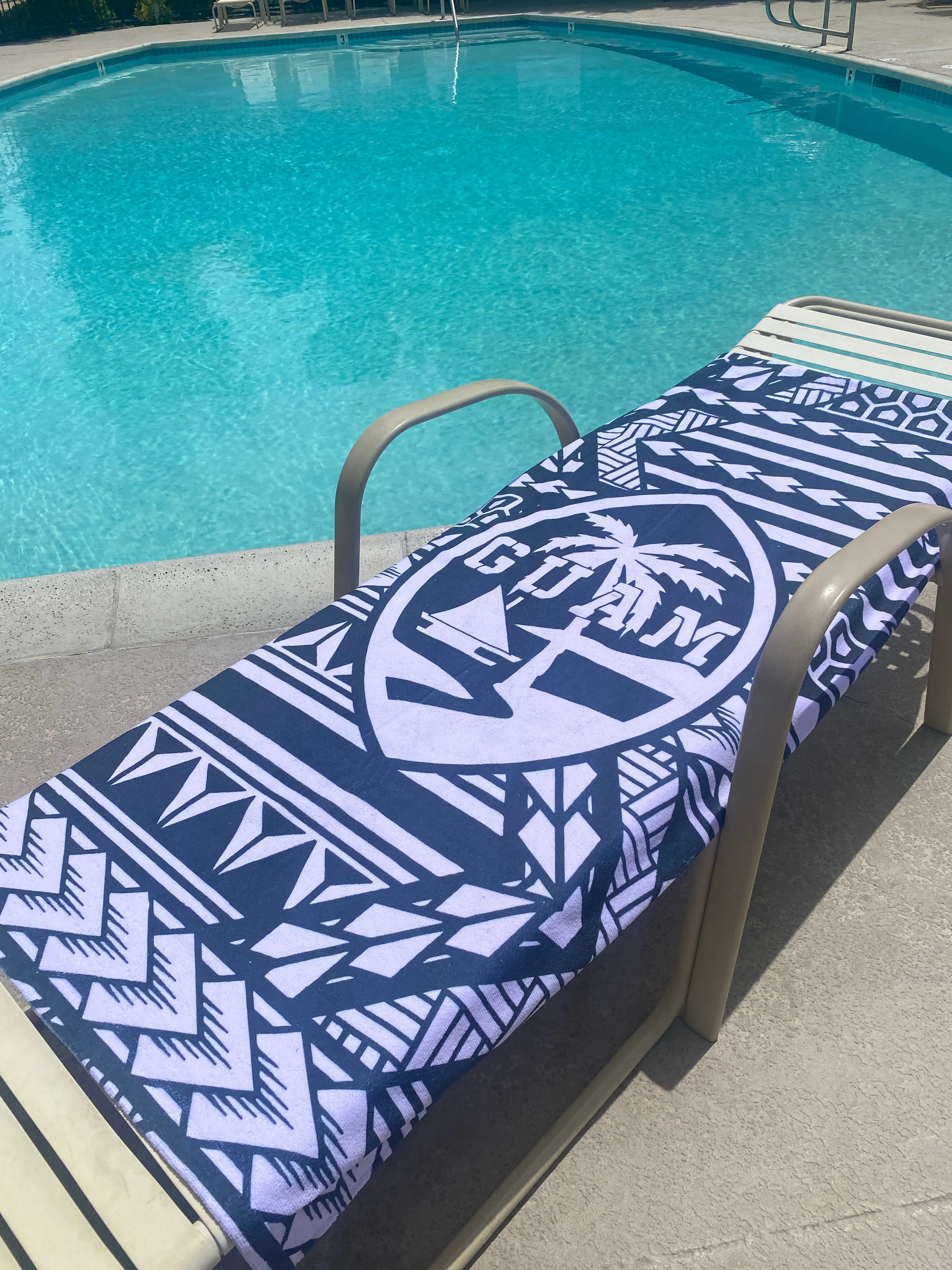 Guam Tribal Beach Towel