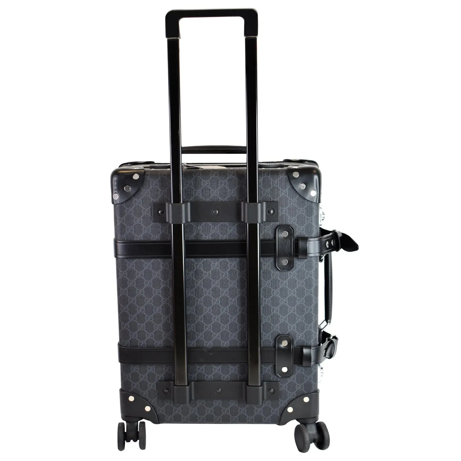 GUCCI Globe-Trotter GG Medium Rolling Suitcase Luggage Black 533620