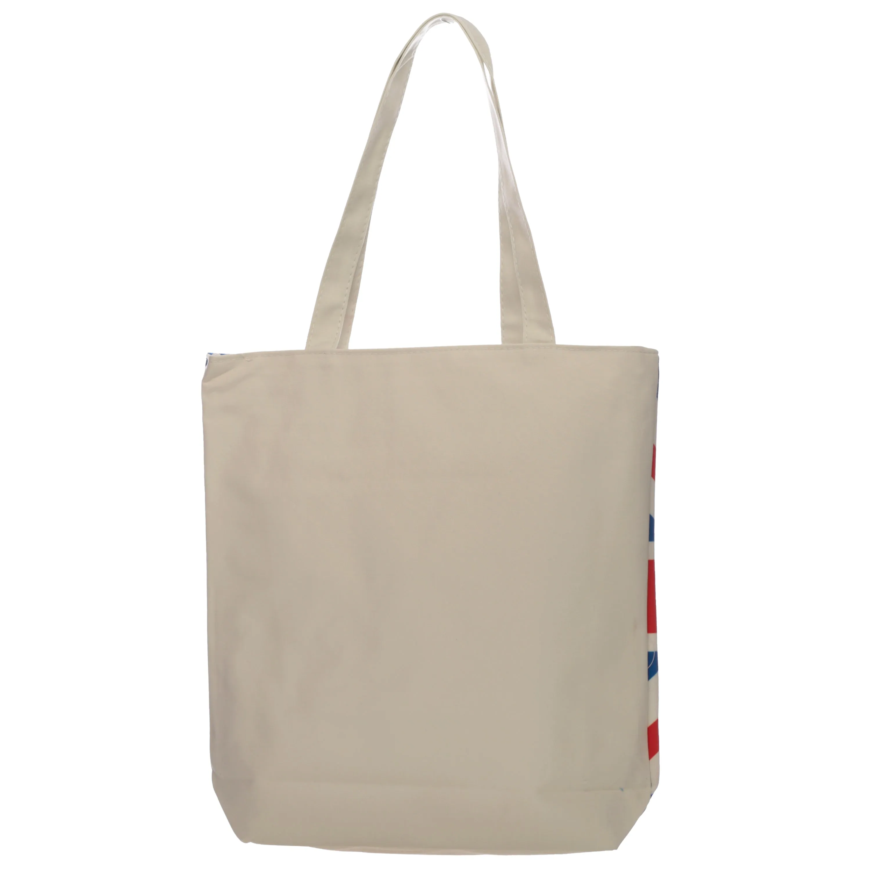 Handy Cotton Zip Up Shopping Bag - London Union Jack