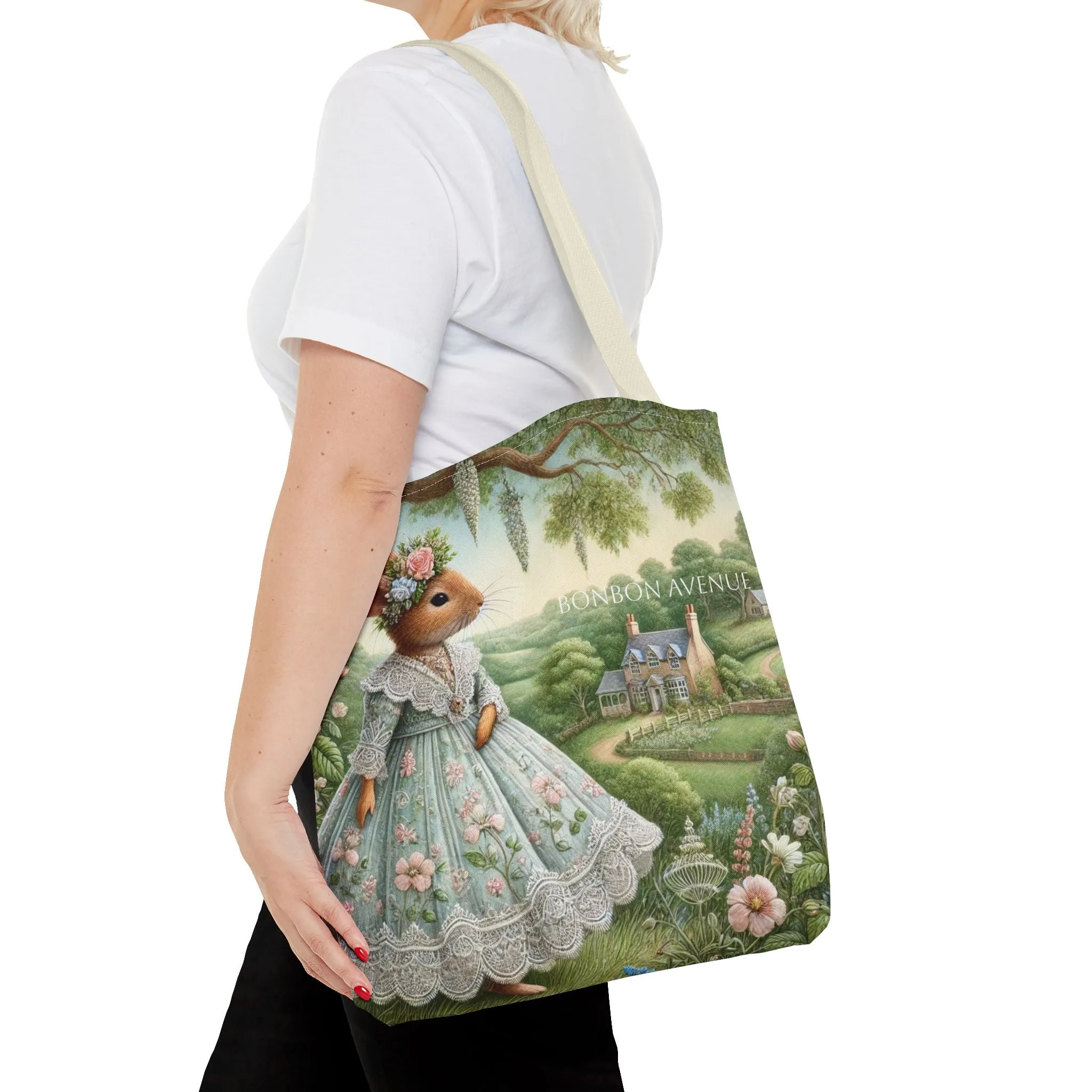 Hazelnut’s Meadow Stroll Tote Bag