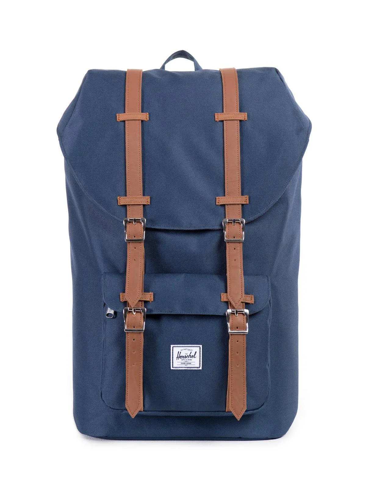 Herschel Little America Backpack 600D Poly Navy Tan 25L