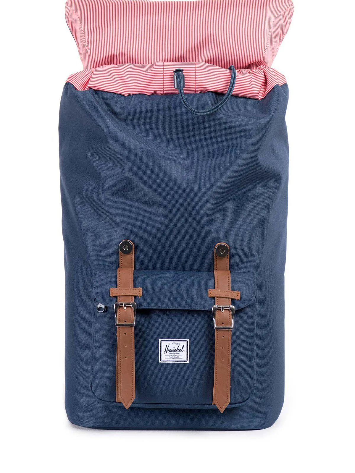 Herschel Little America Backpack 600D Poly Navy Tan 25L