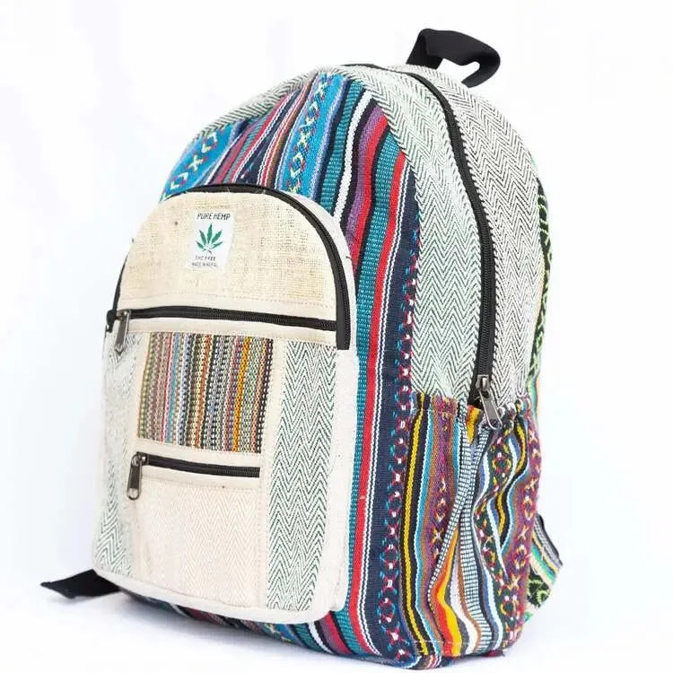 Himalayan Hemp Laptop Backpack – Eco-Friendly & Spacious