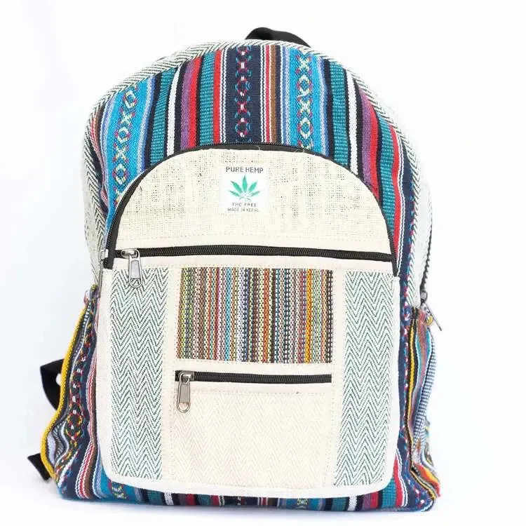Himalayan Hemp Laptop Backpack – Eco-Friendly & Spacious
