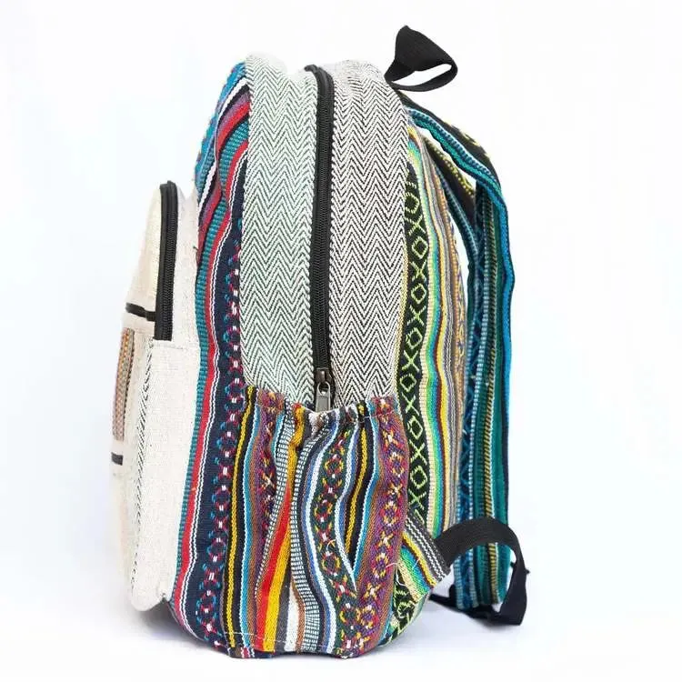 Himalayan Hemp Laptop Backpack – Eco-Friendly & Spacious