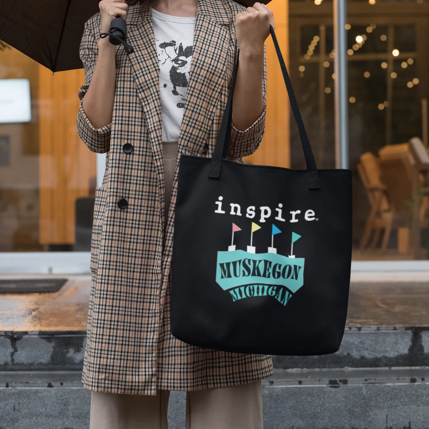 inspire Muskegon Eco Tote Bag
