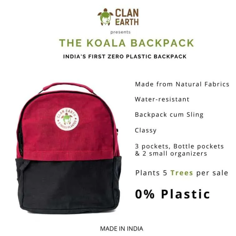 Koala Backpack - Navy Blue