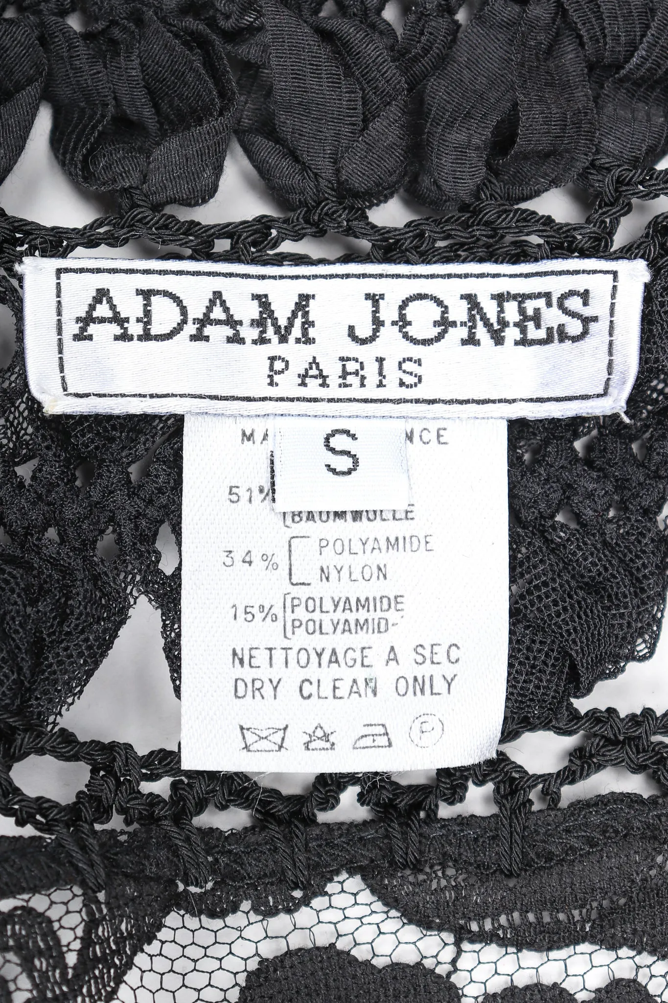 Lace Mesh Ribbon Jacket