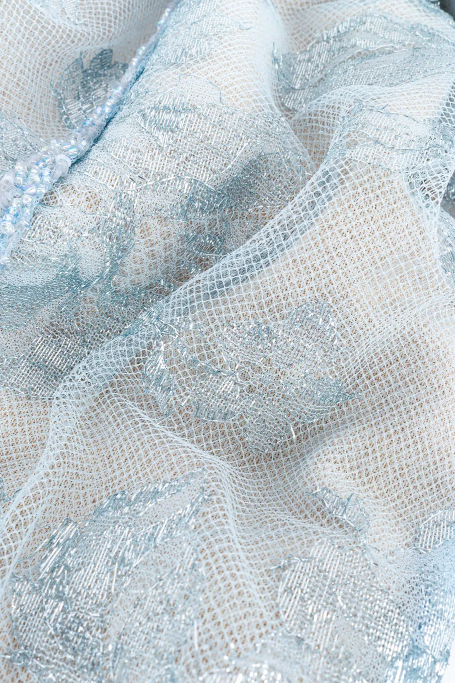 Lace Ruffle Mini Dress