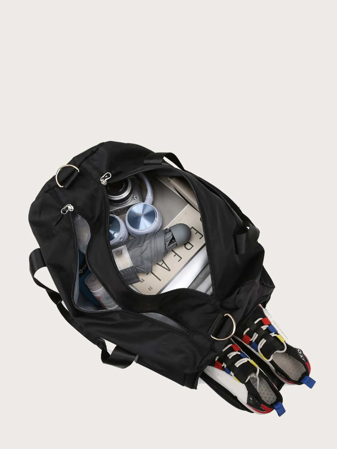 Large Capacity Duffel Bag - Black