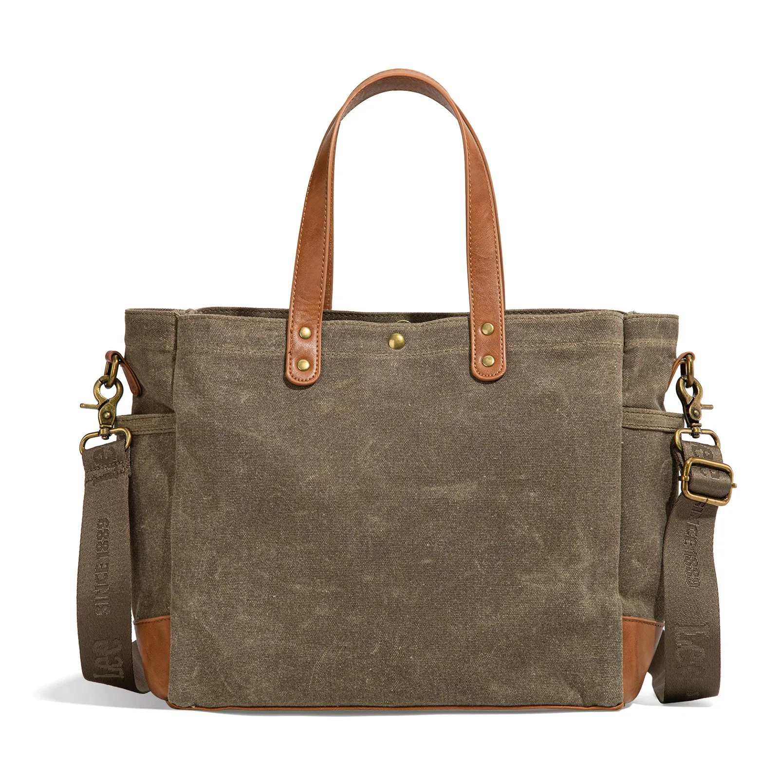 LEE53-004   LEE  Waxed Canvas Tote Bag/Crossbody