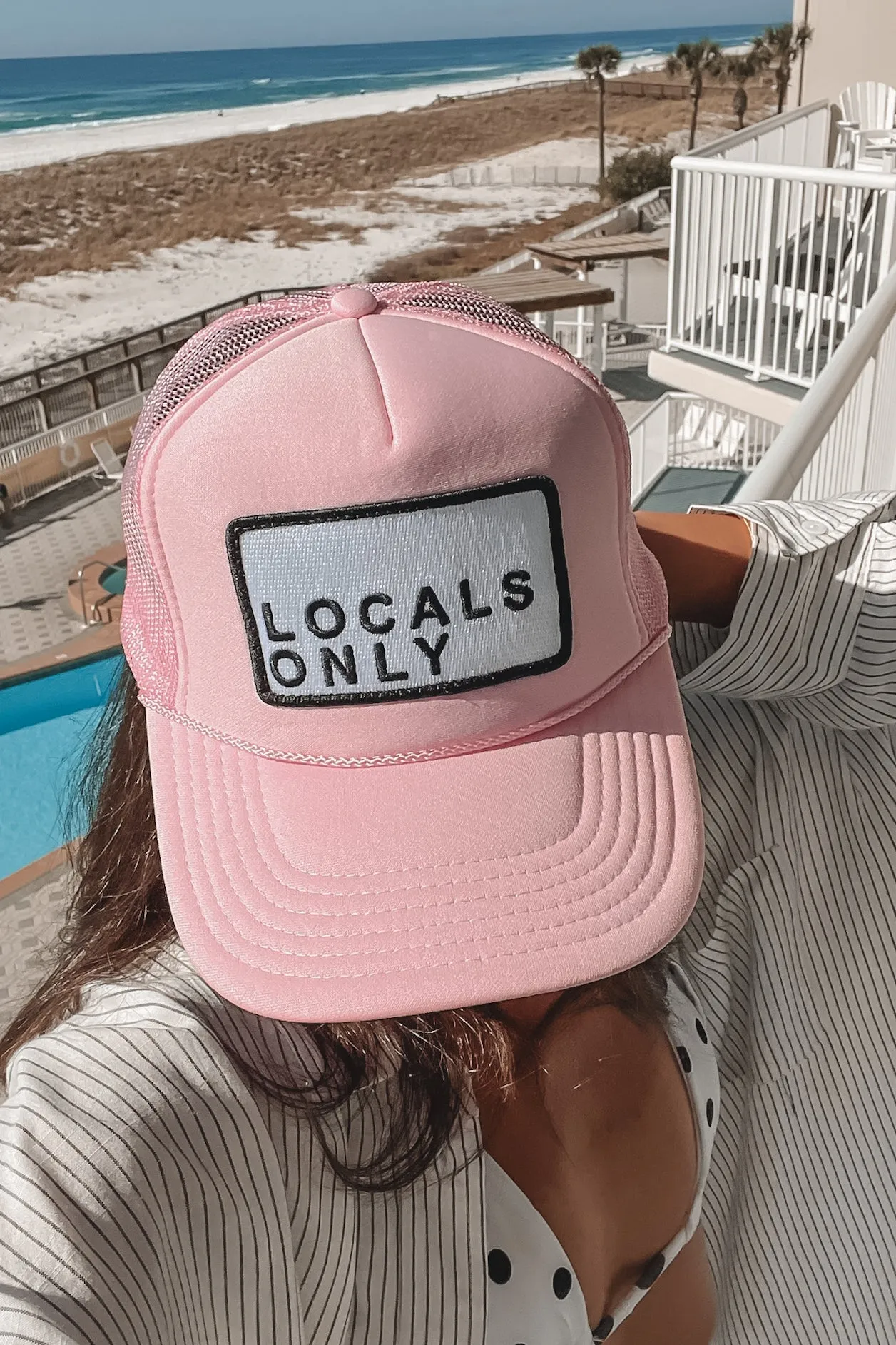 Locals Only Patch Trucker Hat