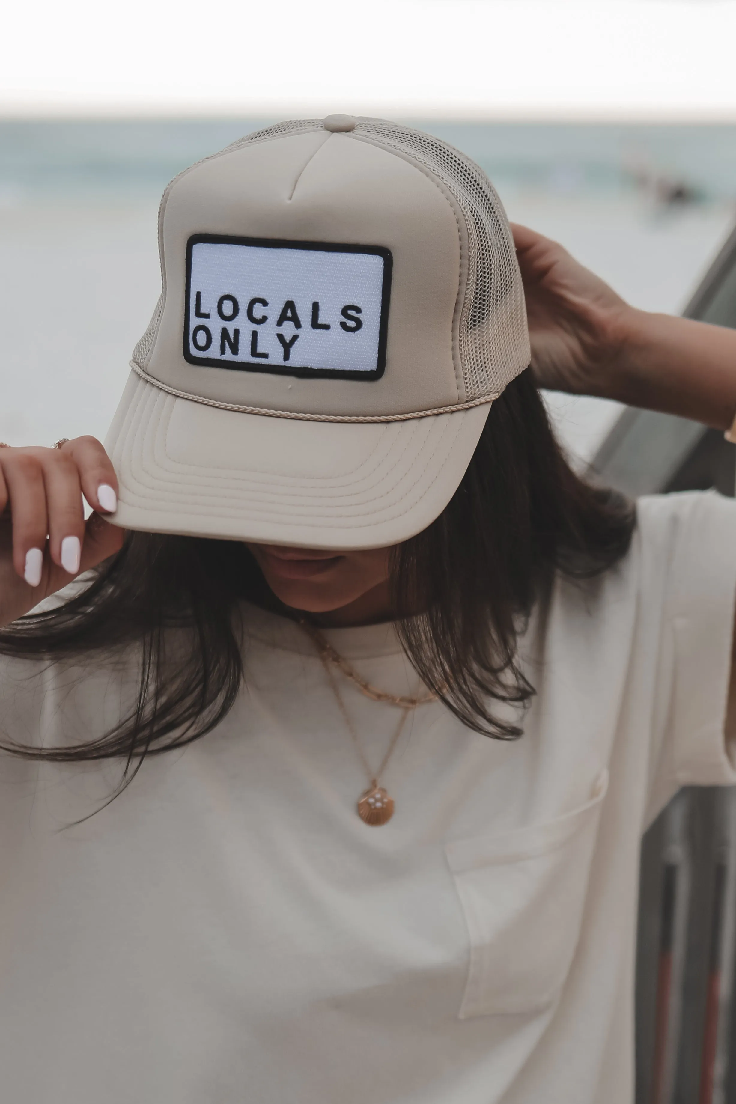 Locals Only Patch Trucker Hat