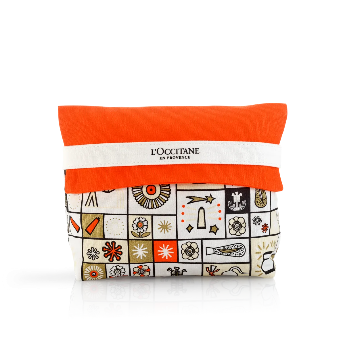 L'Occitane Pouch - Red and White