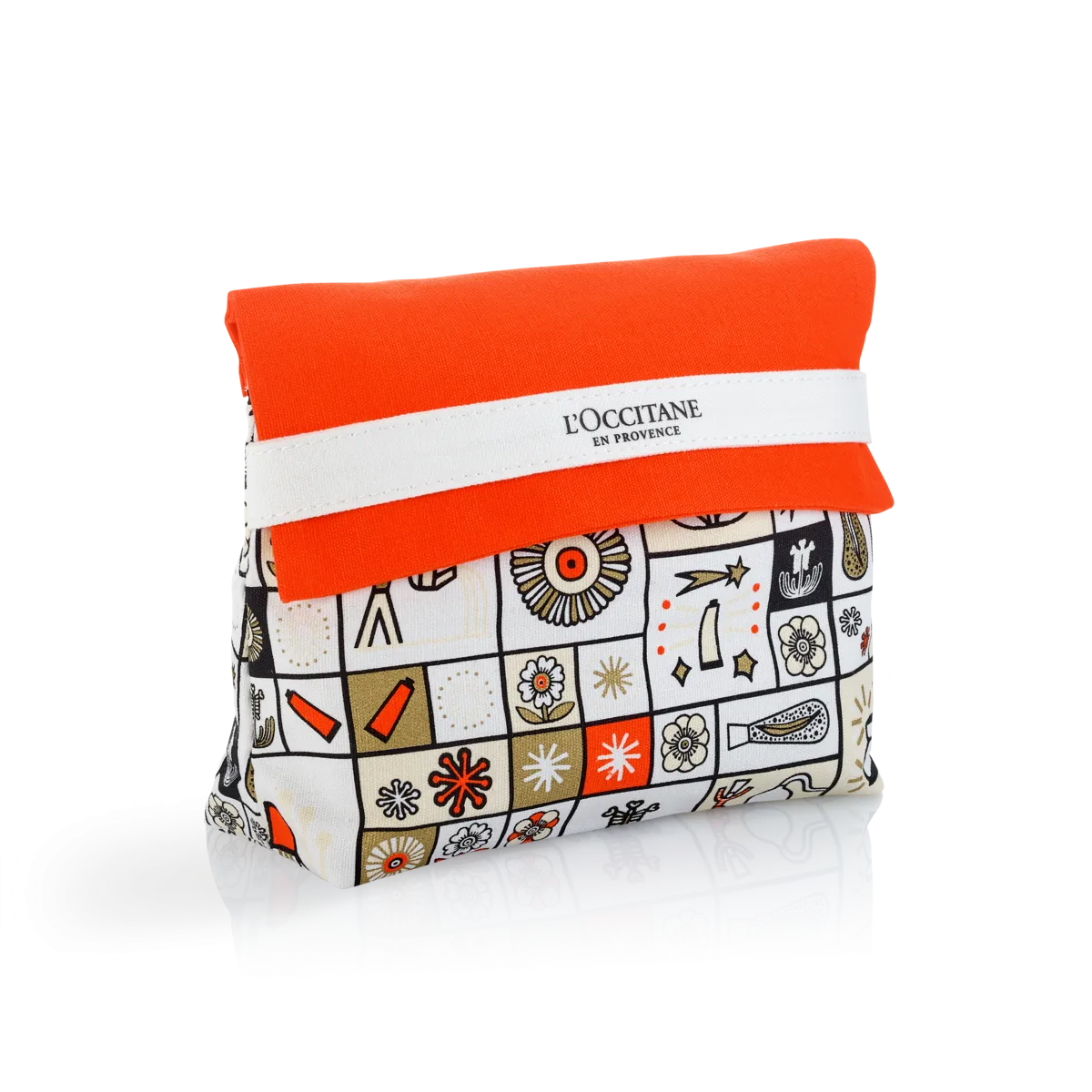 L'Occitane Pouch - Red and White
