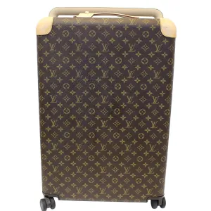 LOUIS VUITTON Horizon 55 Monogram Canvas Rolling Suitcase Brown