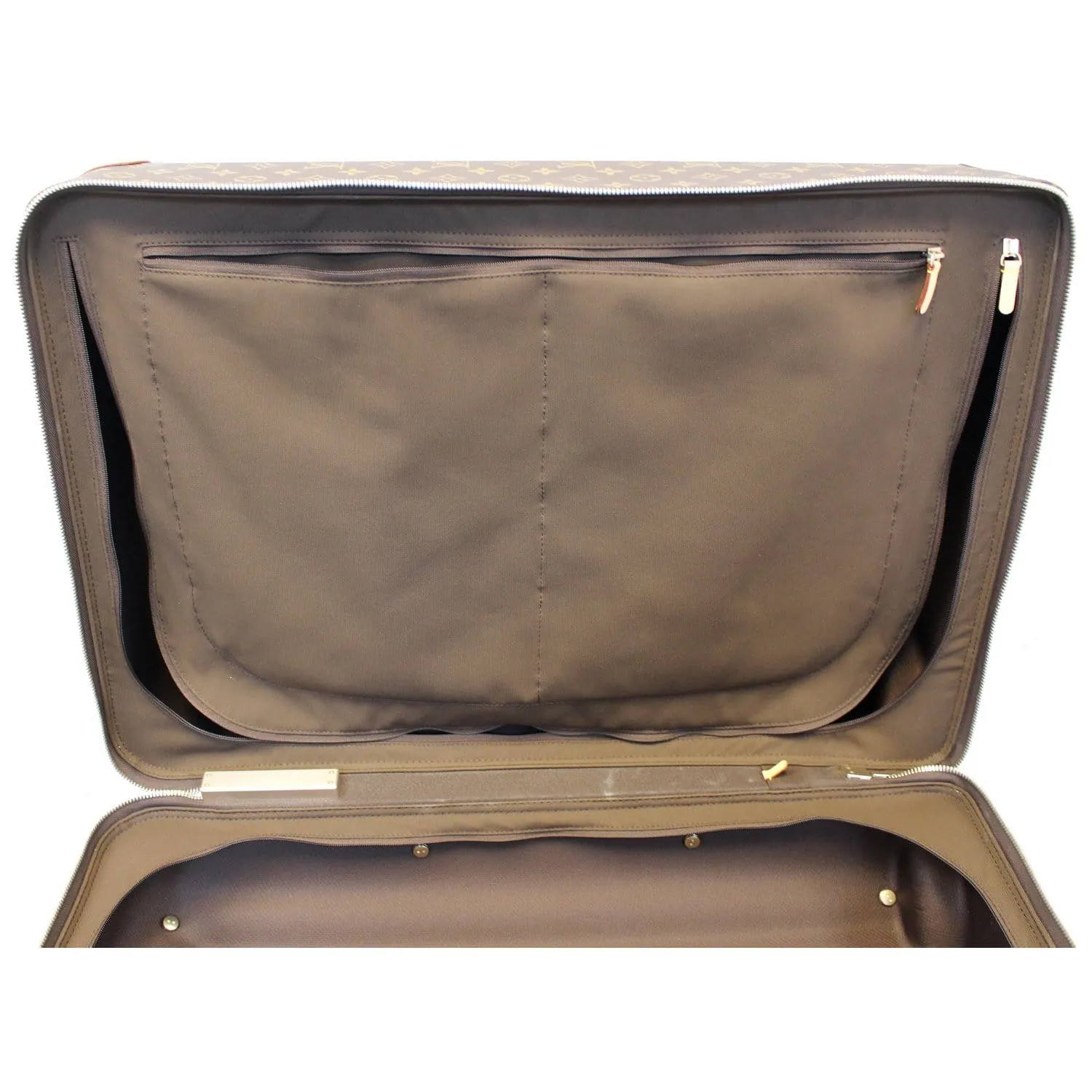LOUIS VUITTON Horizon 55 Monogram Canvas Rolling Suitcase Brown