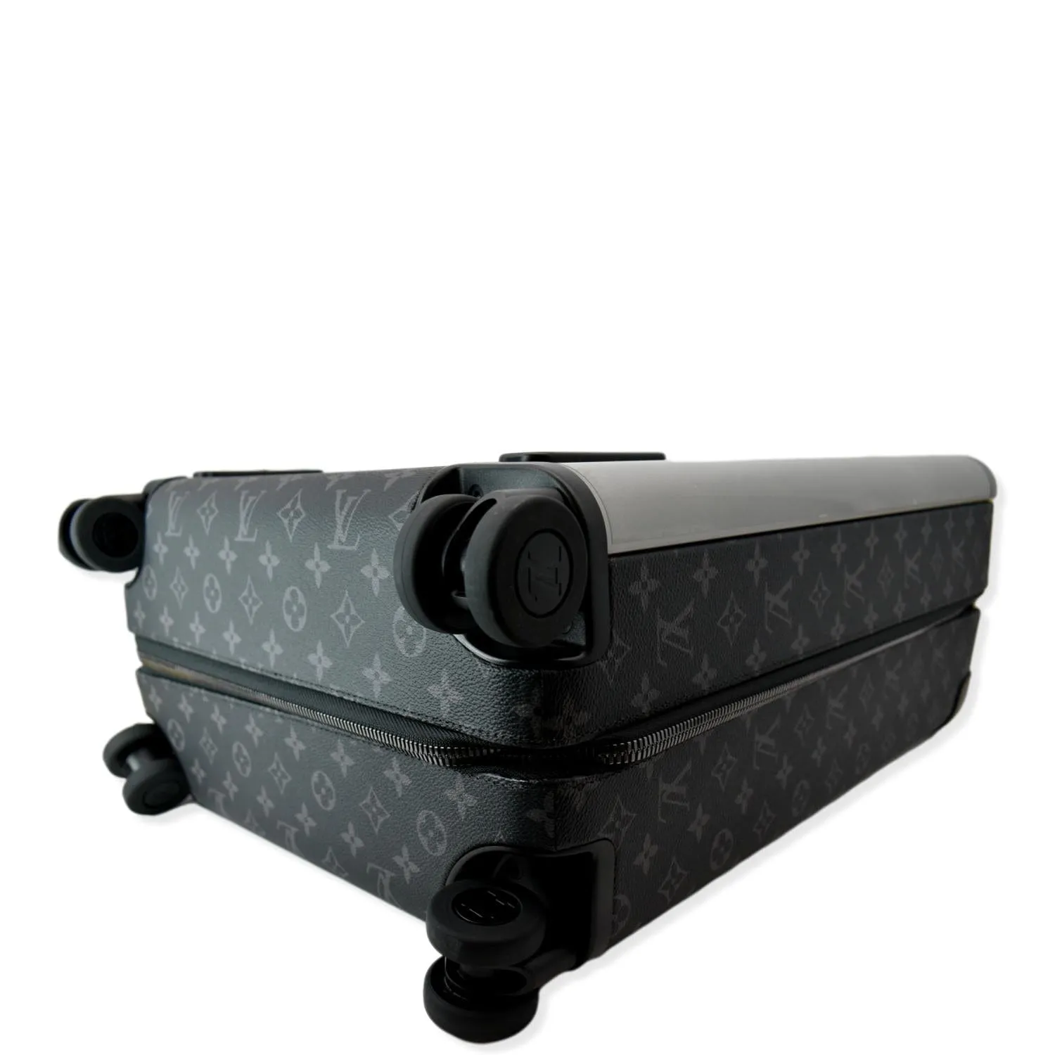 LOUIS VUITTON Horizon 55 Monogram Eclipse Canvas Rolling Suitcase Black
