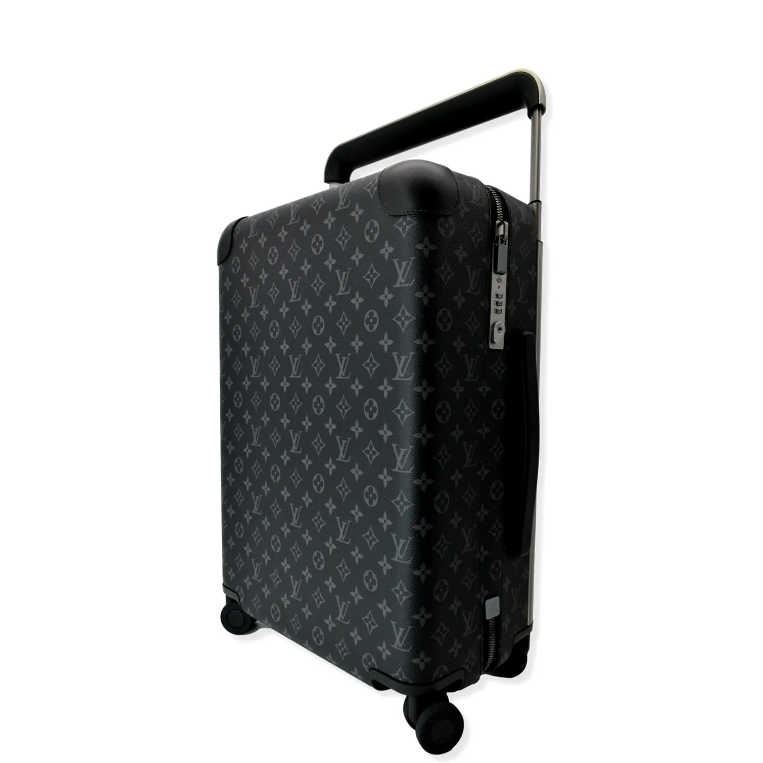 LOUIS VUITTON Horizon 55 Monogram Eclipse Canvas Rolling Suitcase Black