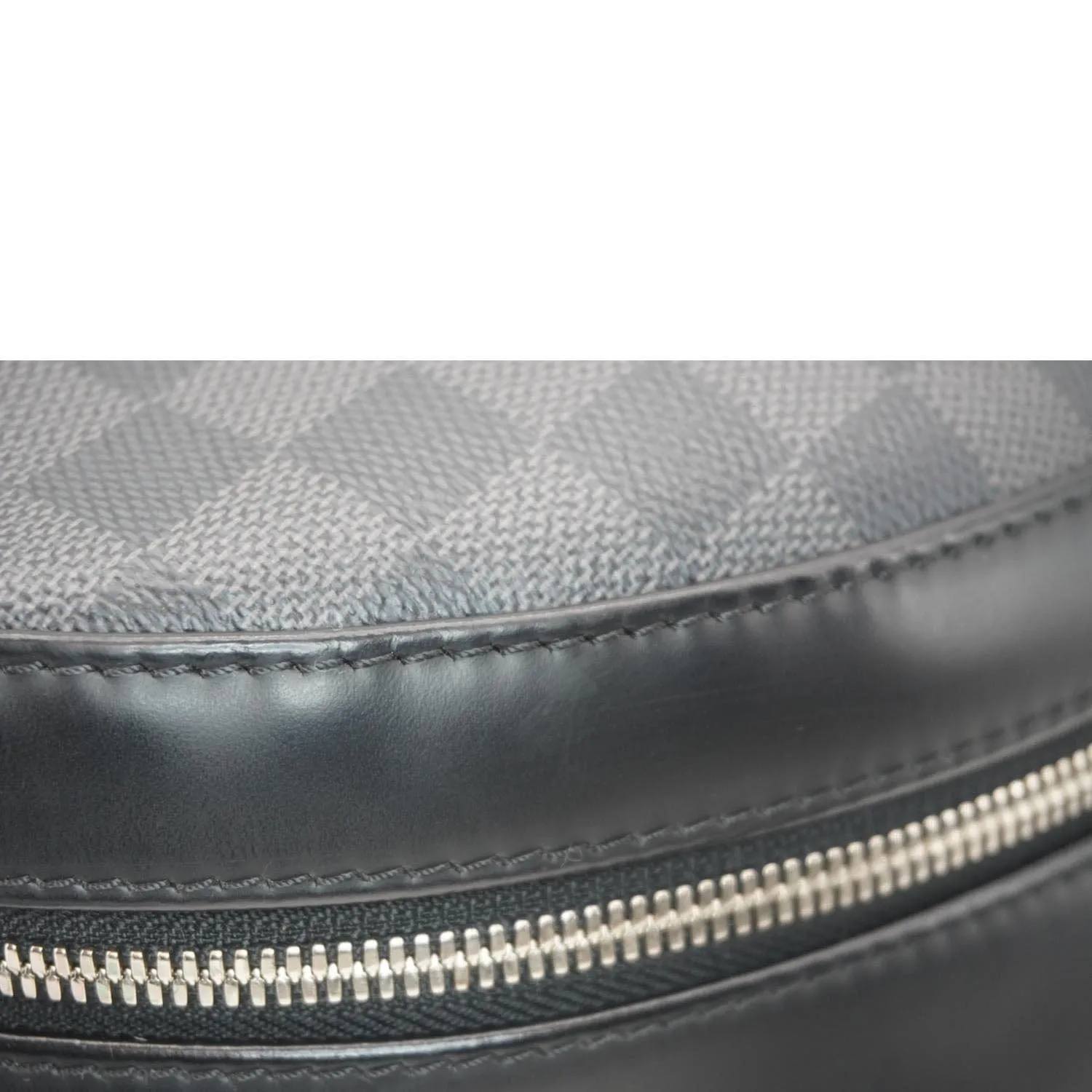LOUIS VUITTON Josh Damier Graphite Backpack Black
