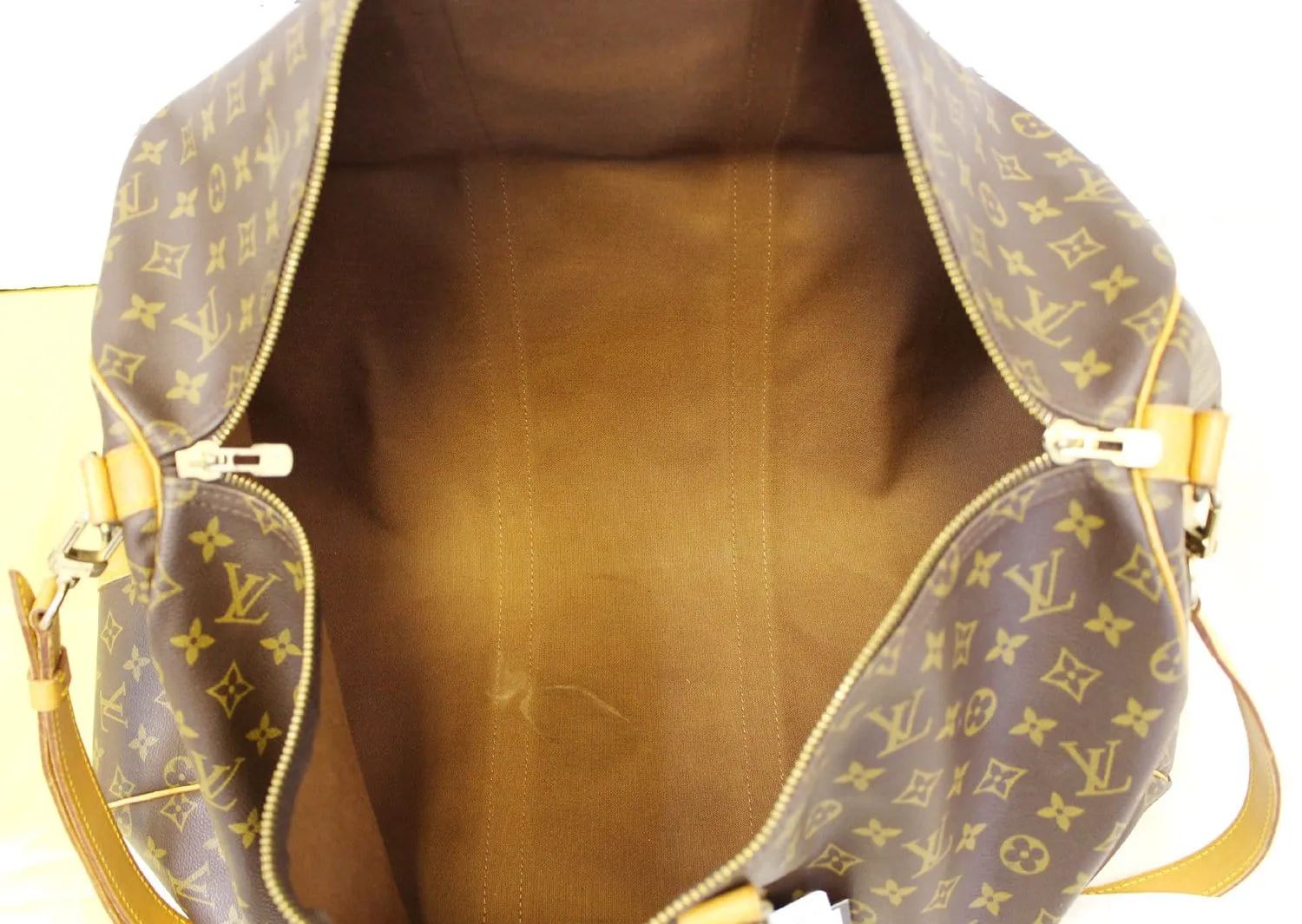LOUIS VUITTON Monogram Canvas Keepall Bandouliere 55 Travel Bag