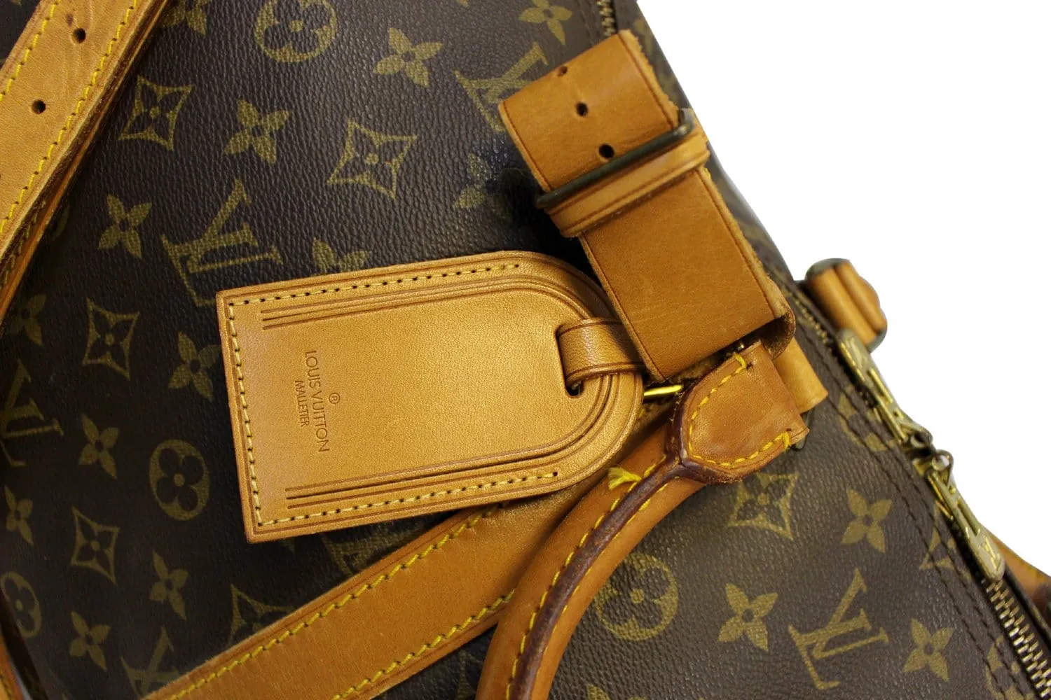 LOUIS VUITTON Monogram Canvas Keepall Bandouliere 55 Travel Bag