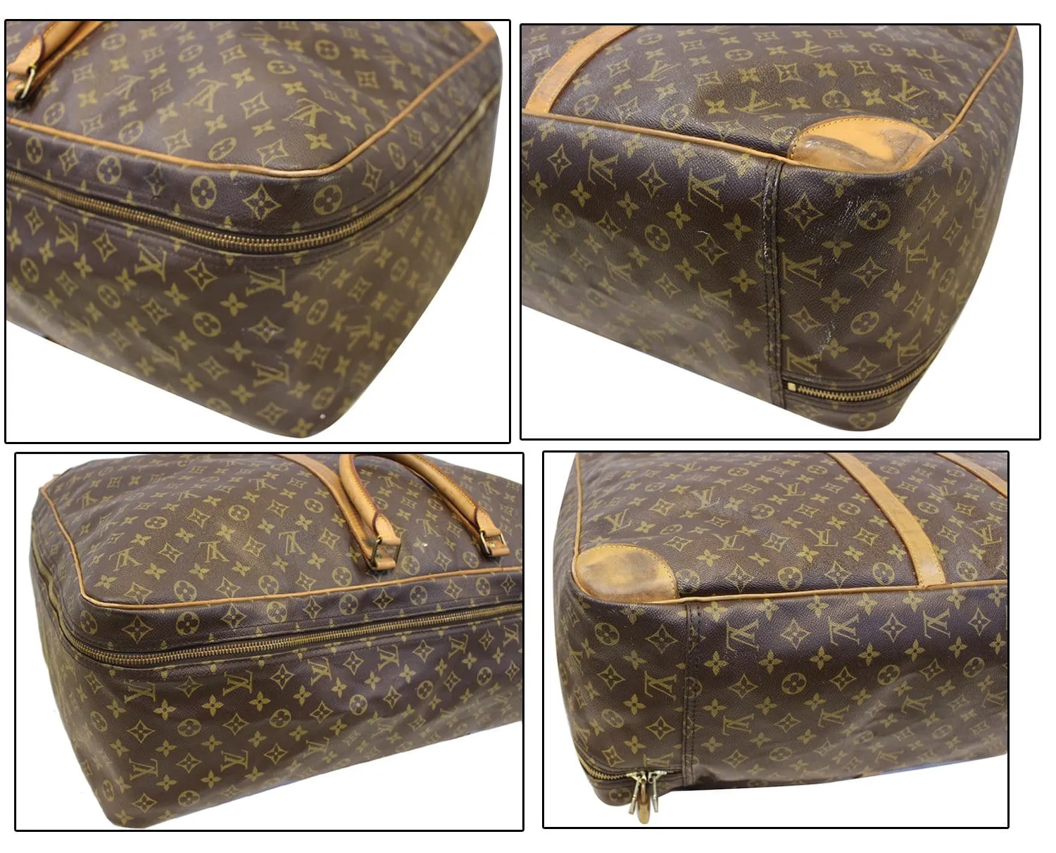 LOUIS VUITTON Monogram Canvas Sirius 70 Soft Sided Suitcase