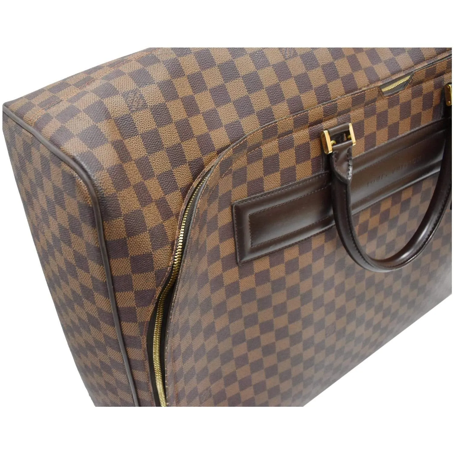LOUIS VUITTON Nolita GM Damier Ebene Suitcase Travel Bag Brown