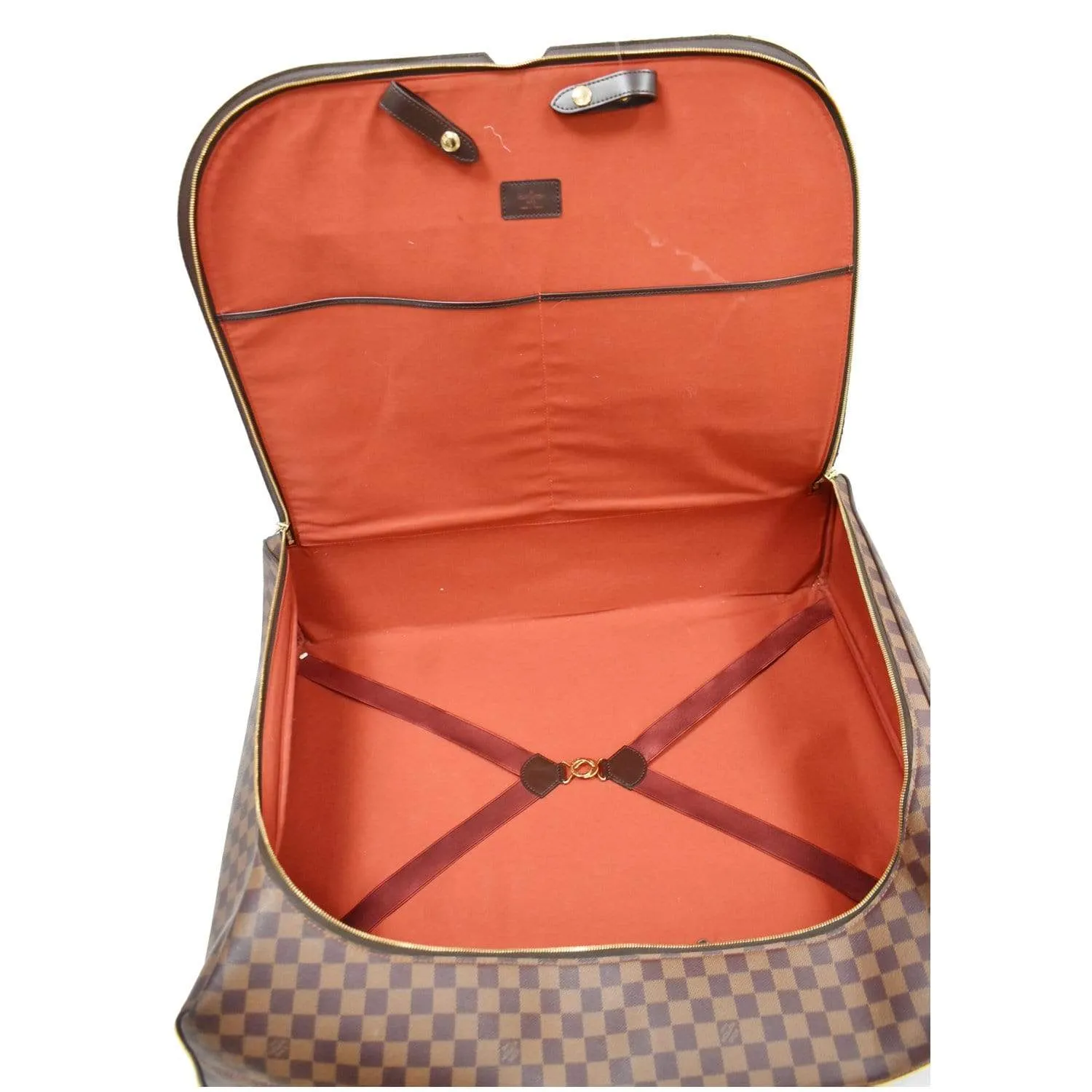 LOUIS VUITTON Nolita GM Damier Ebene Suitcase Travel Bag Brown