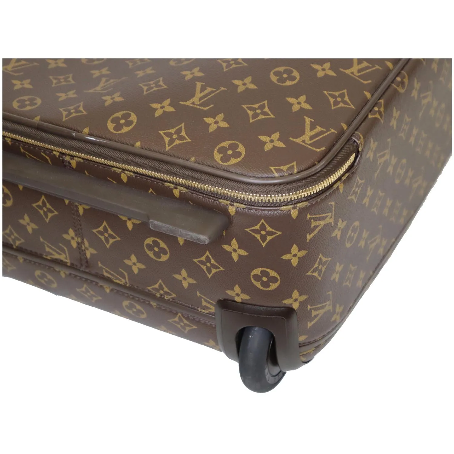 LOUIS VUITTON Pegase 55 Monogram Canvas Business Suitcase Travel Bag Brown