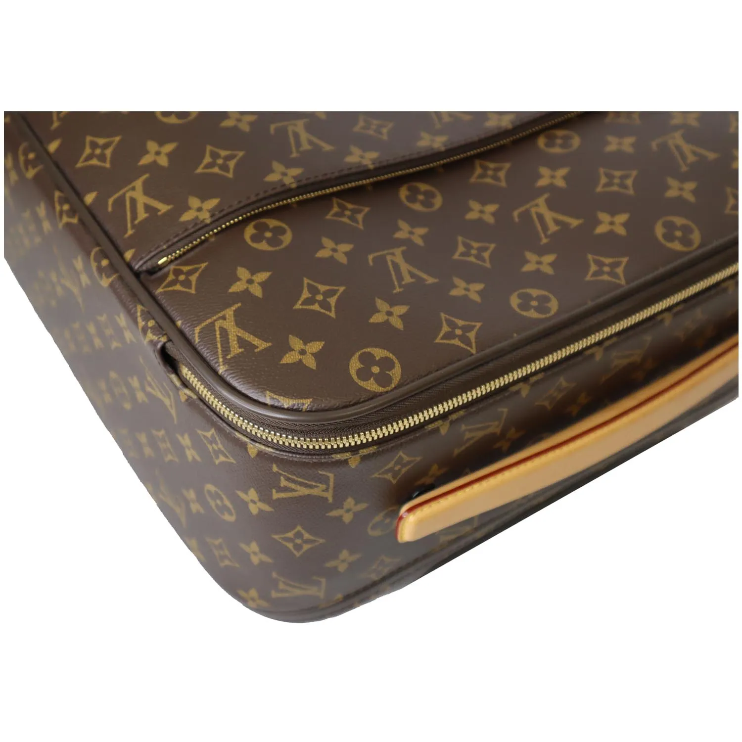 LOUIS VUITTON Pegase 55 Monogram Canvas Business Suitcase Travel Bag Brown