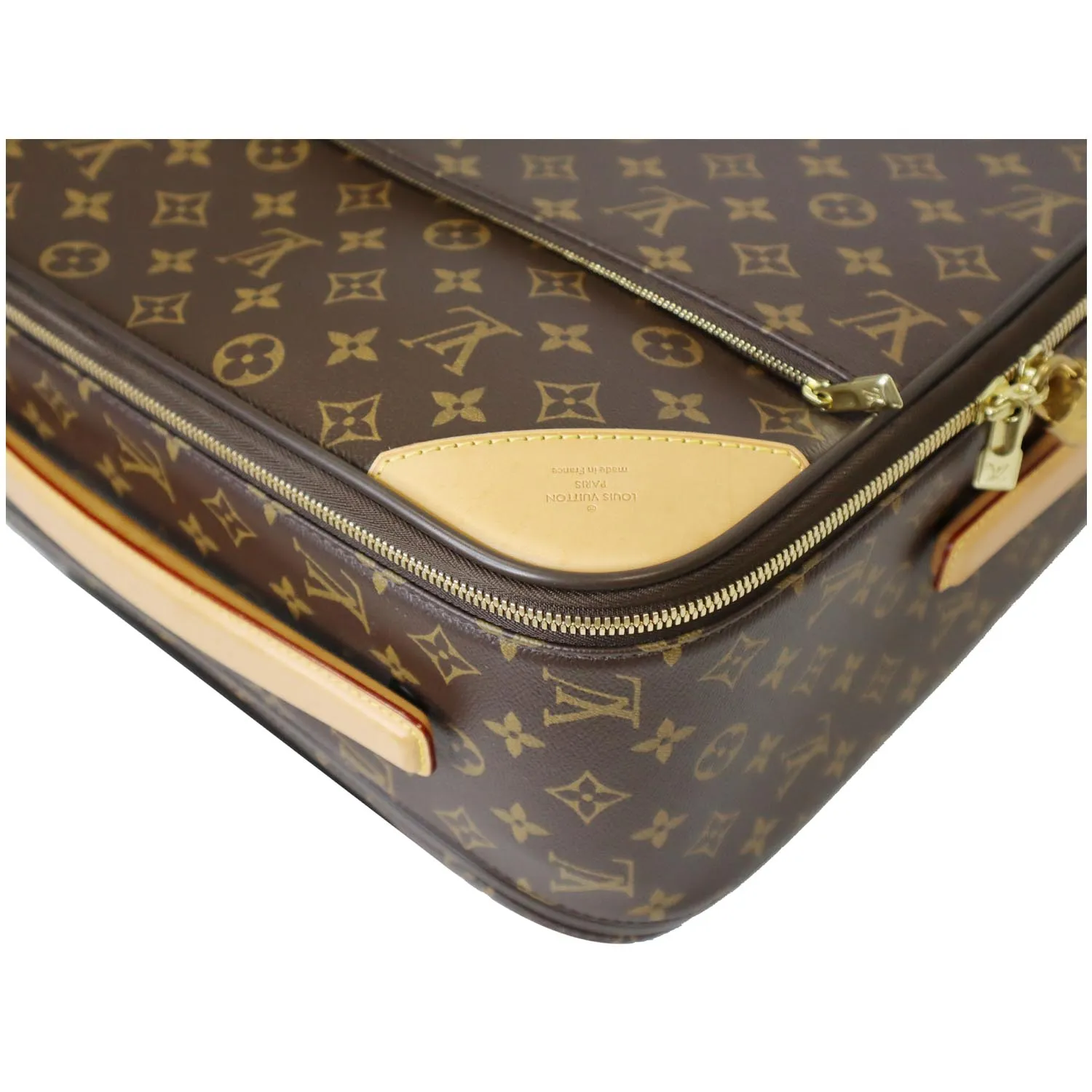 LOUIS VUITTON Pegase 55 Monogram Canvas Business Suitcase Travel Bag Brown