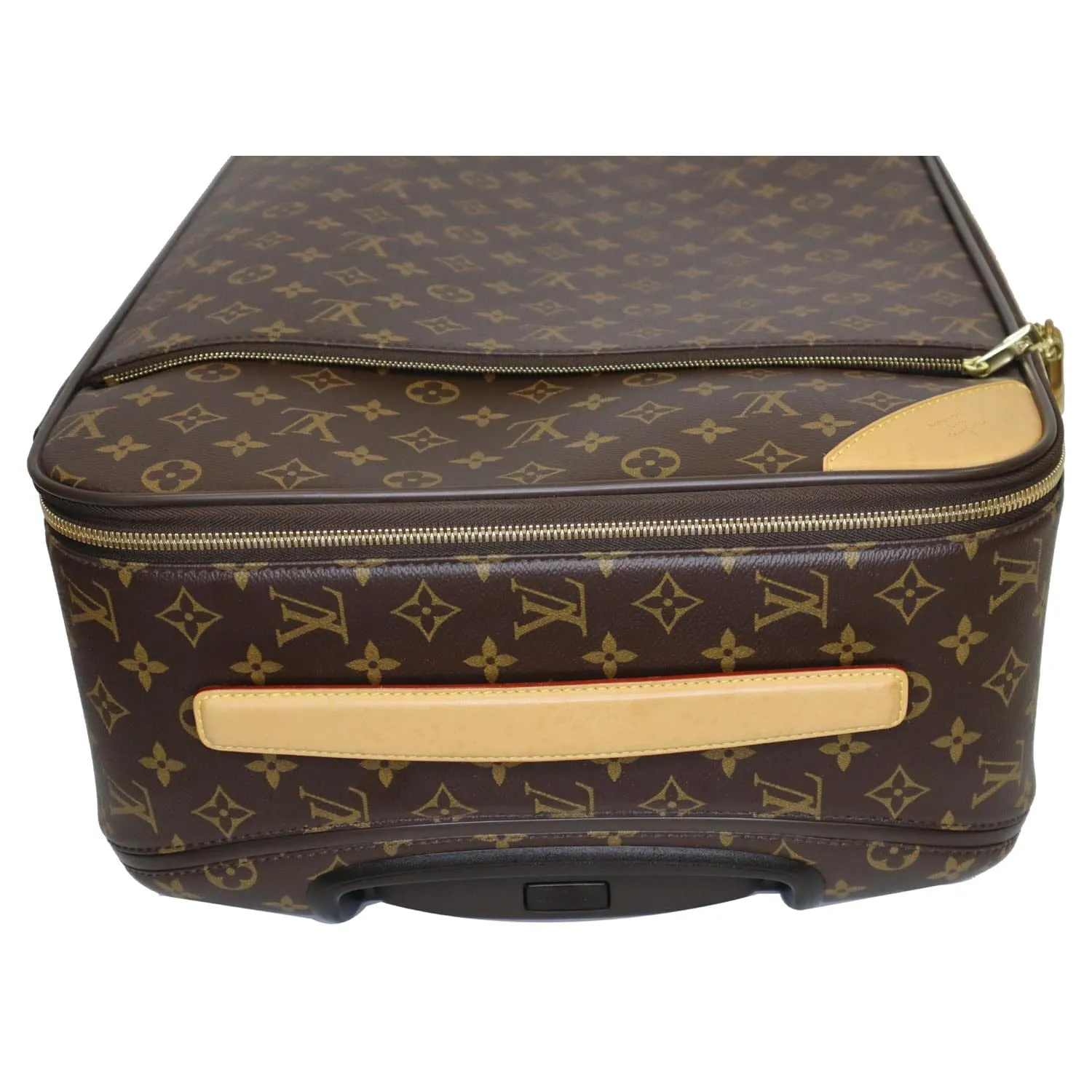 LOUIS VUITTON Pegase 55 Monogram Canvas Business Suitcase Travel Bag Brown