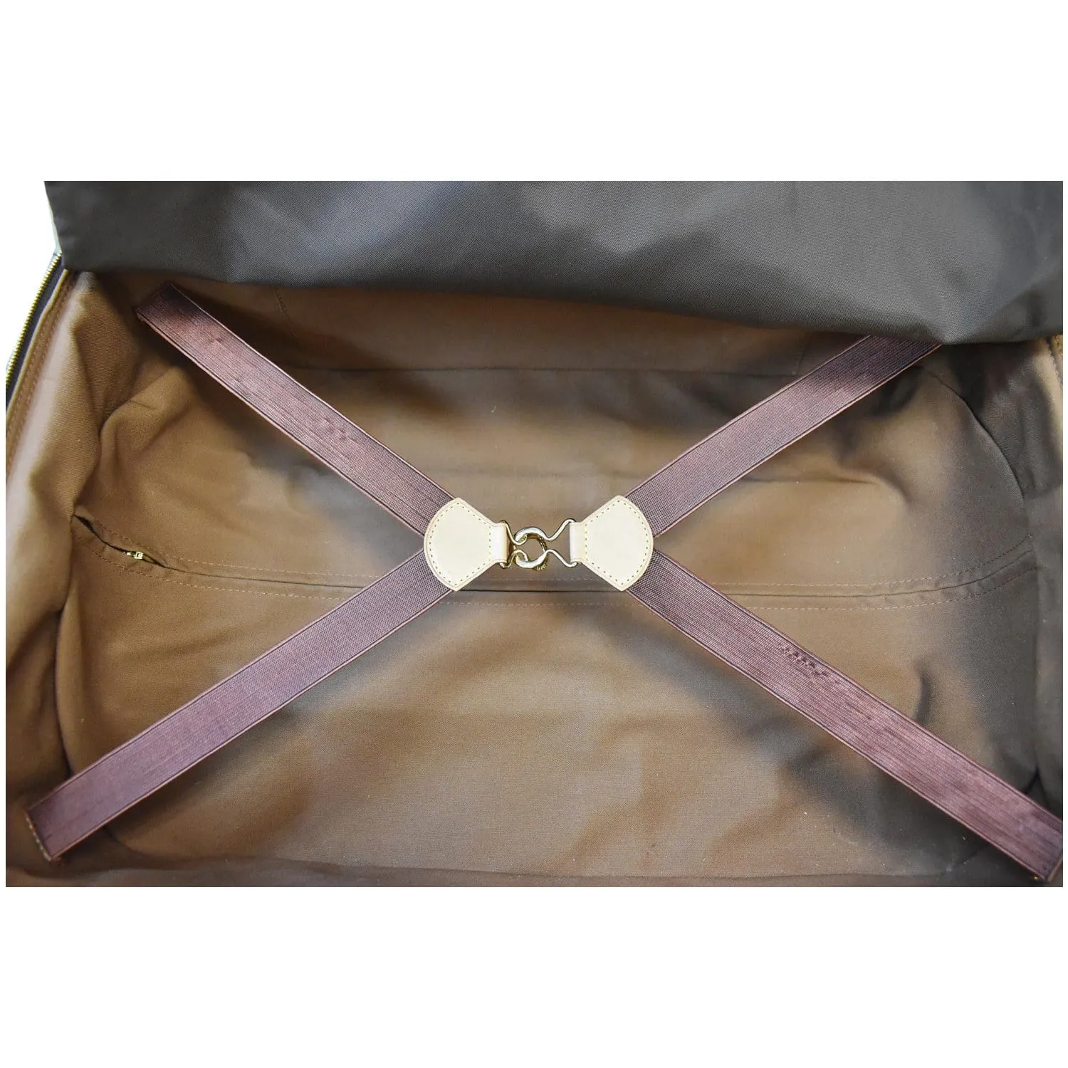 LOUIS VUITTON Pegase 55 Monogram Canvas Suitcase Travel Bag Brown
