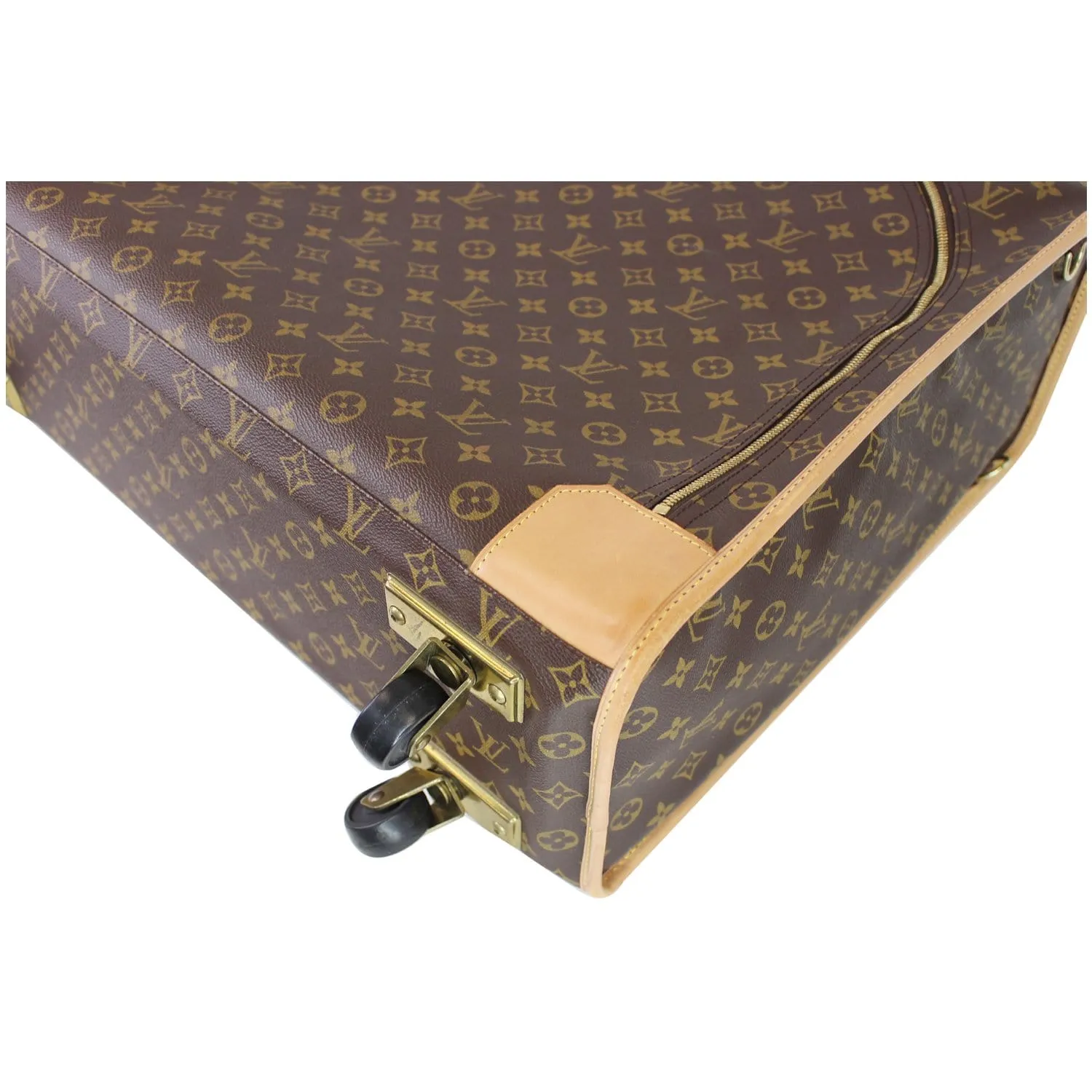 LOUIS VUITTON Pullman Monogram Canvas Softside Suitcase Brown