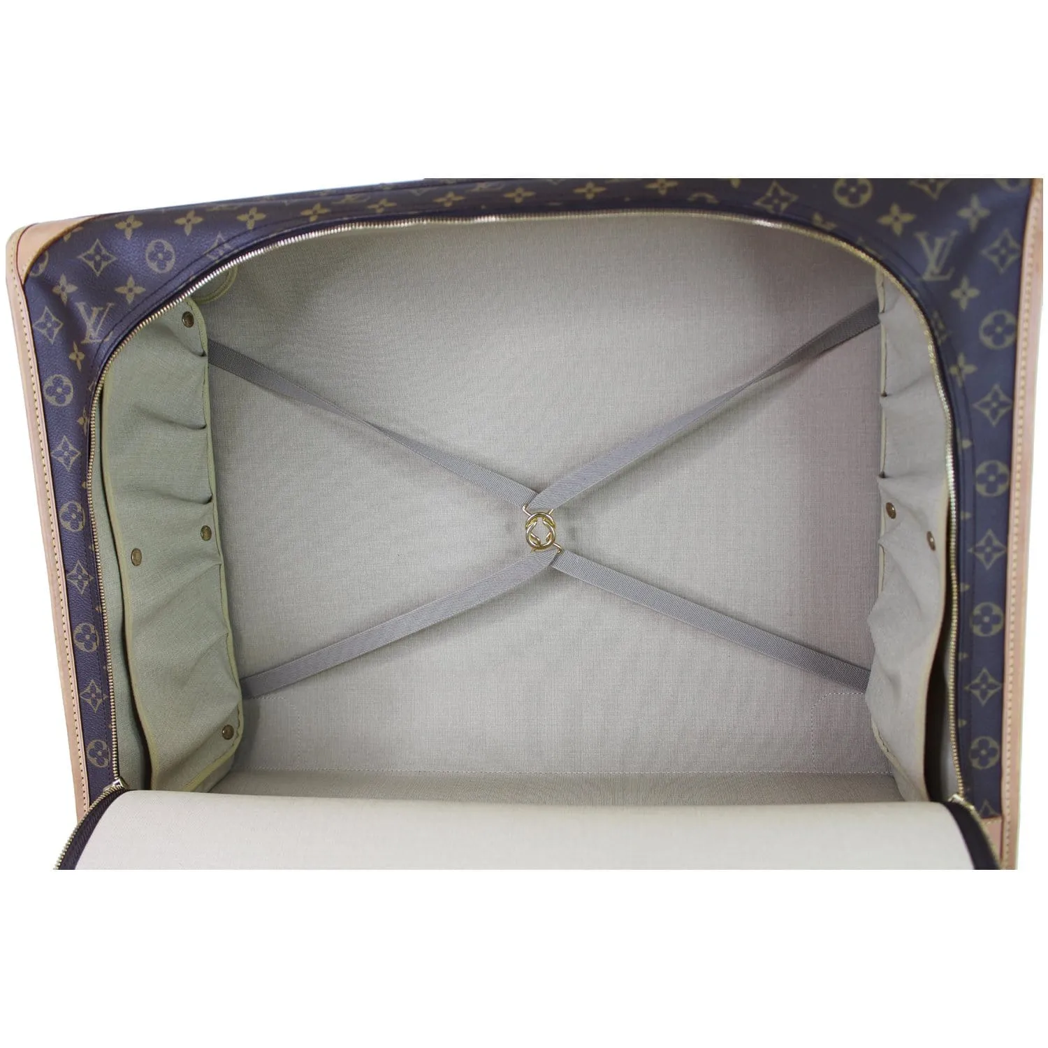 LOUIS VUITTON Pullman Monogram Canvas Softside Suitcase Brown