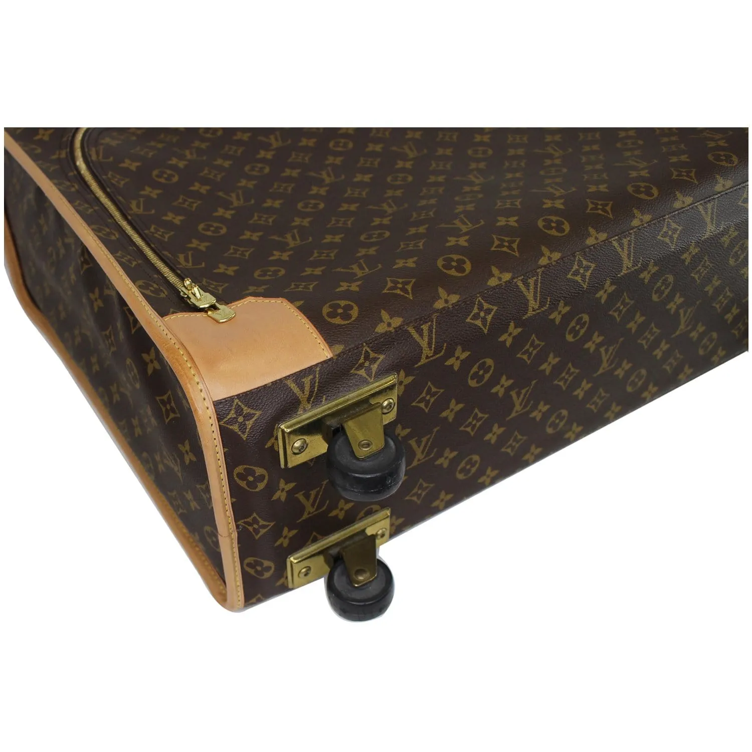 LOUIS VUITTON Pullman Monogram Canvas Softside Suitcase Brown