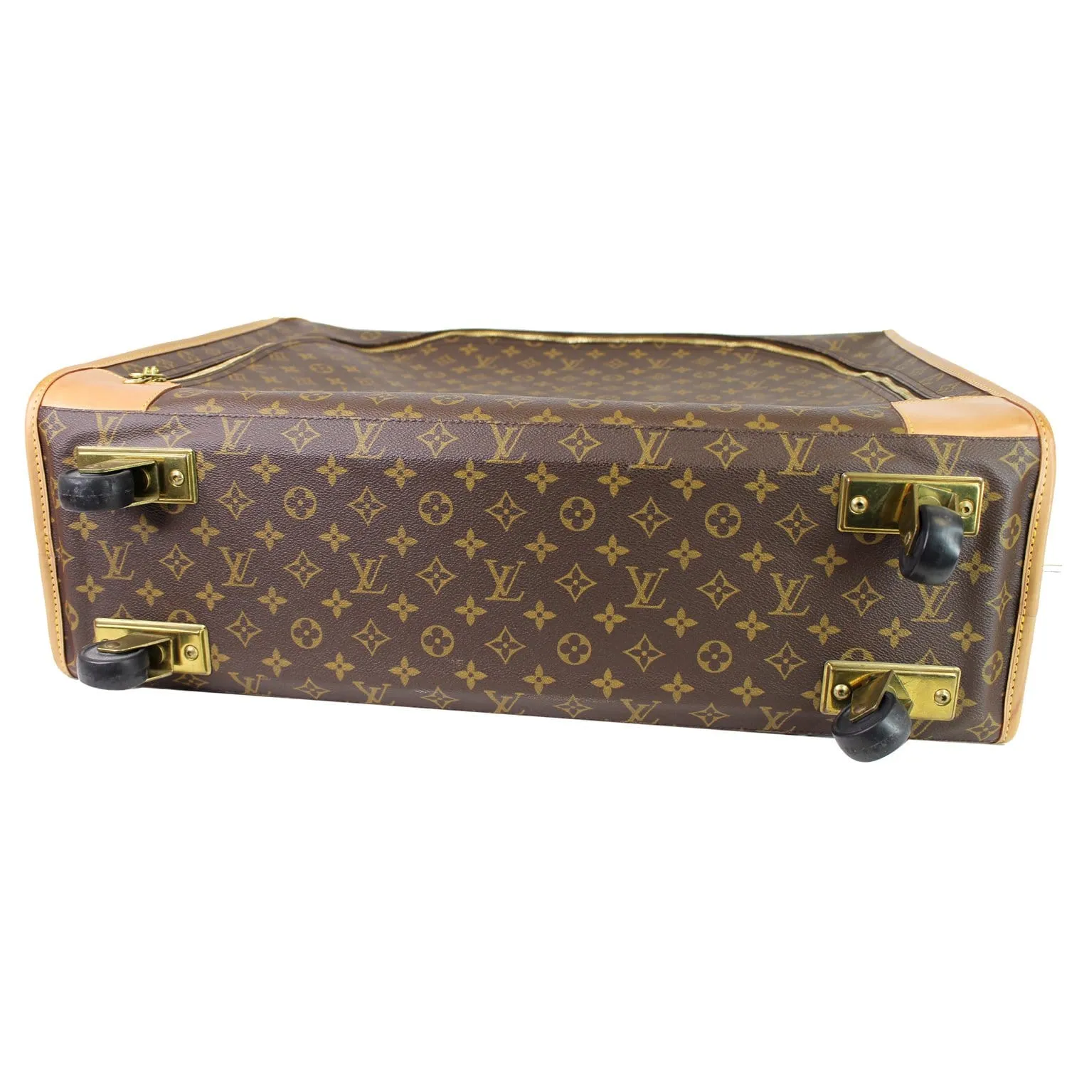 LOUIS VUITTON Pullman Monogram Canvas Softside Suitcase Brown