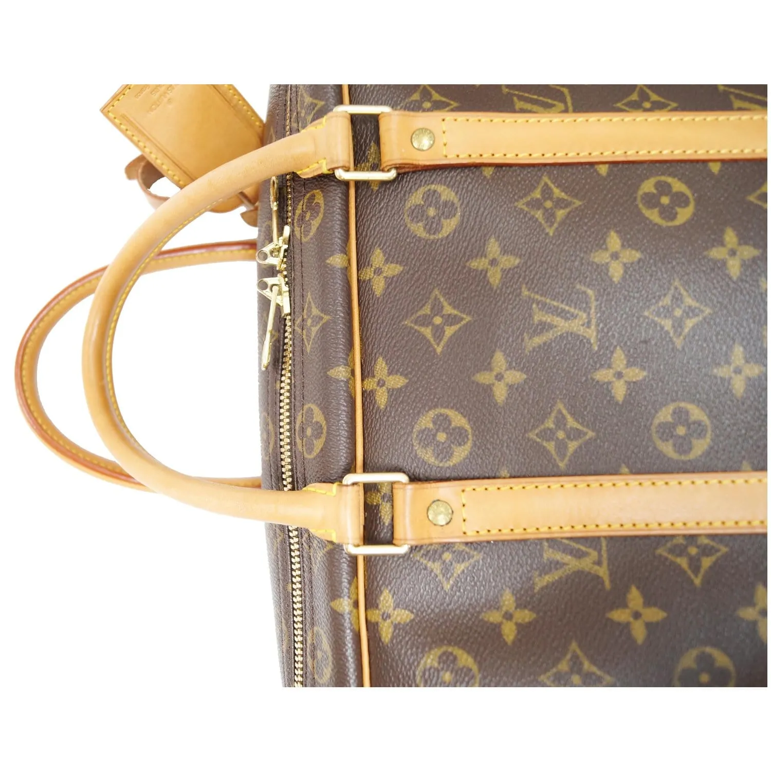 LOUIS VUITTON Sirius 50 Monogram Canvas Suitcase Travel Bag Brown