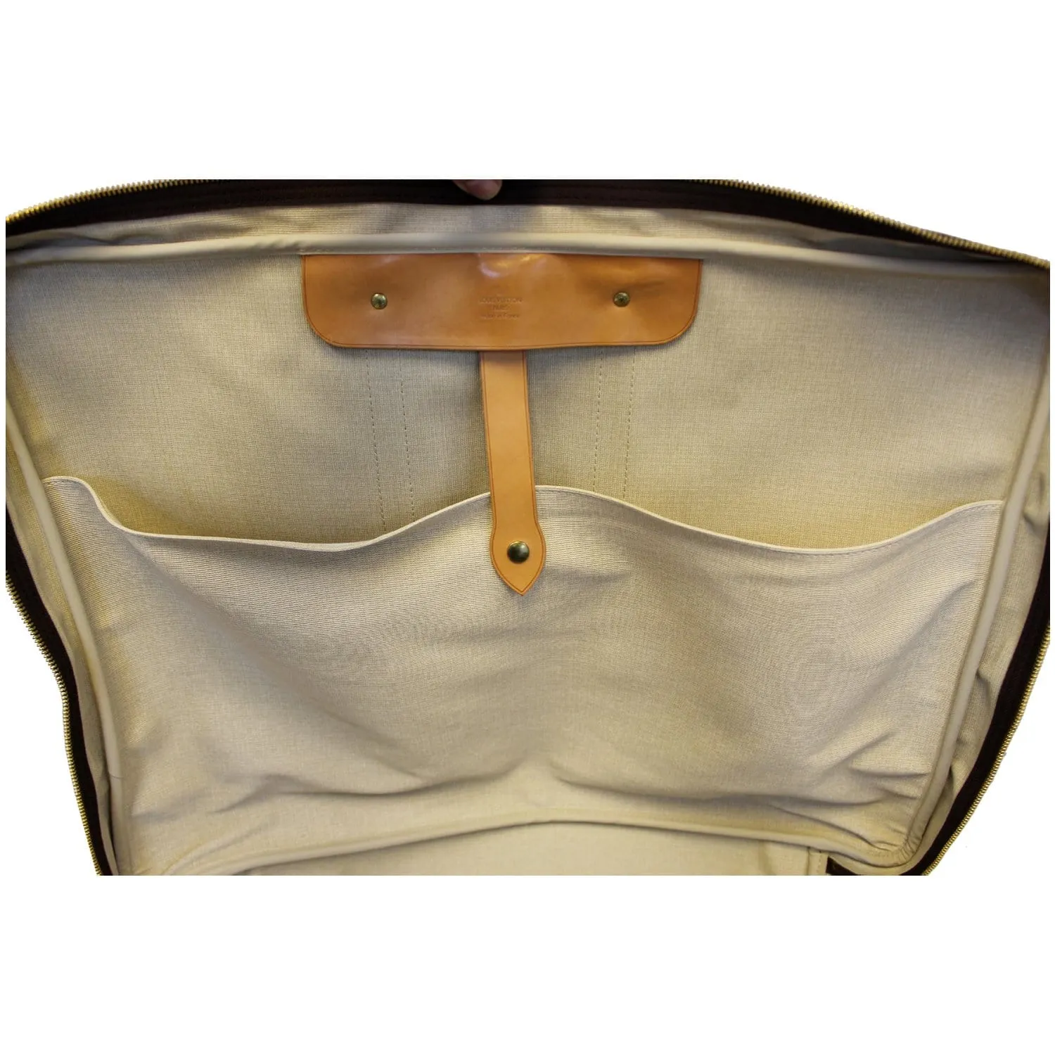 LOUIS VUITTON Sirius 55 Monogram Canvas Suitcase Travel Bag Brown