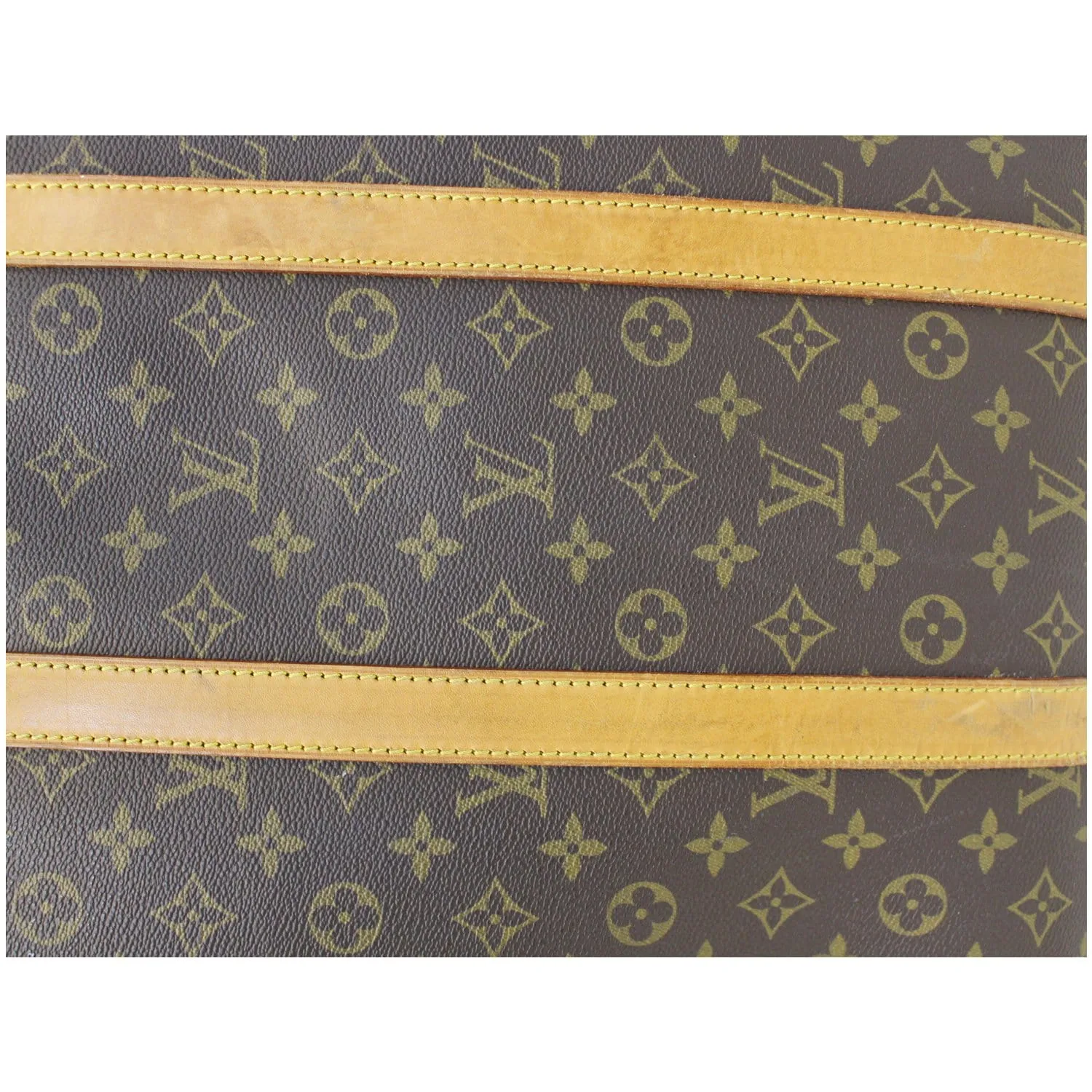 LOUIS VUITTON Sirius 55 Monogram Canvas Suitcase Travel Bag Brown