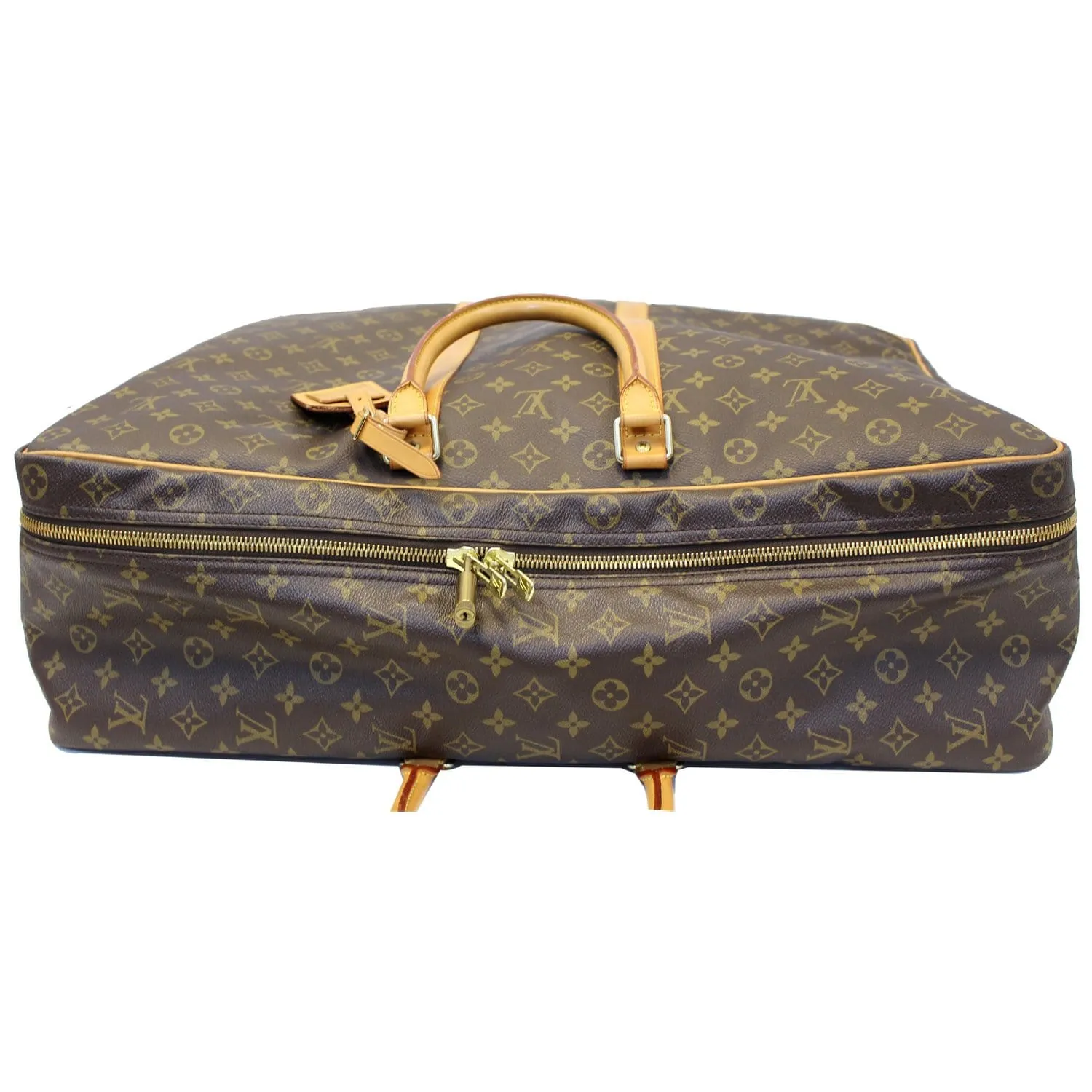 LOUIS VUITTON Sirius 55 Monogram Canvas Suitcase Travel Bag Brown
