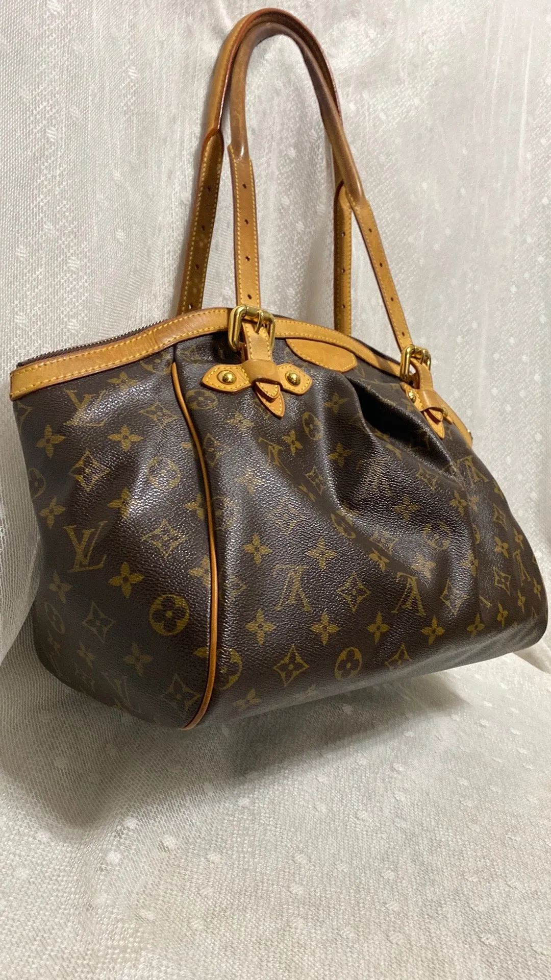 Louis Vuitton Tivoli GM Monogram Canvas Large Shoulder Bag