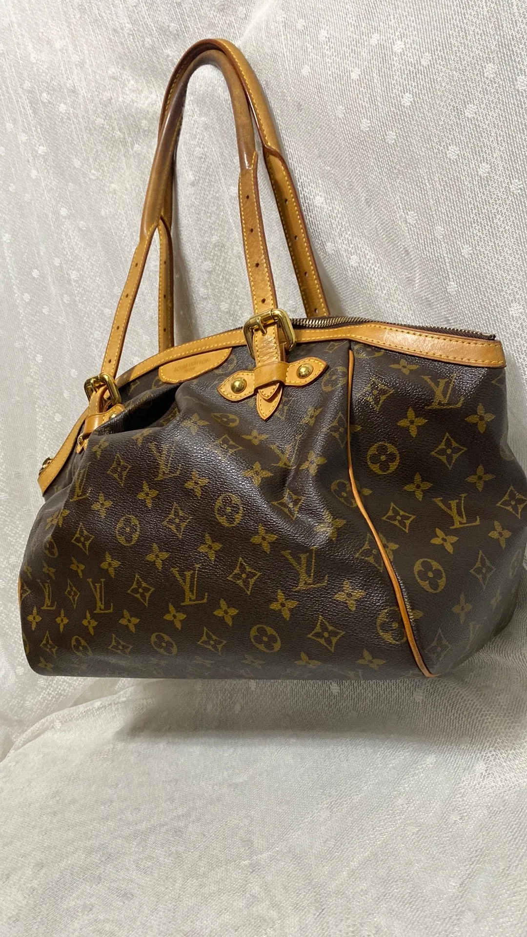 Louis Vuitton Tivoli GM Monogram Canvas Large Shoulder Bag