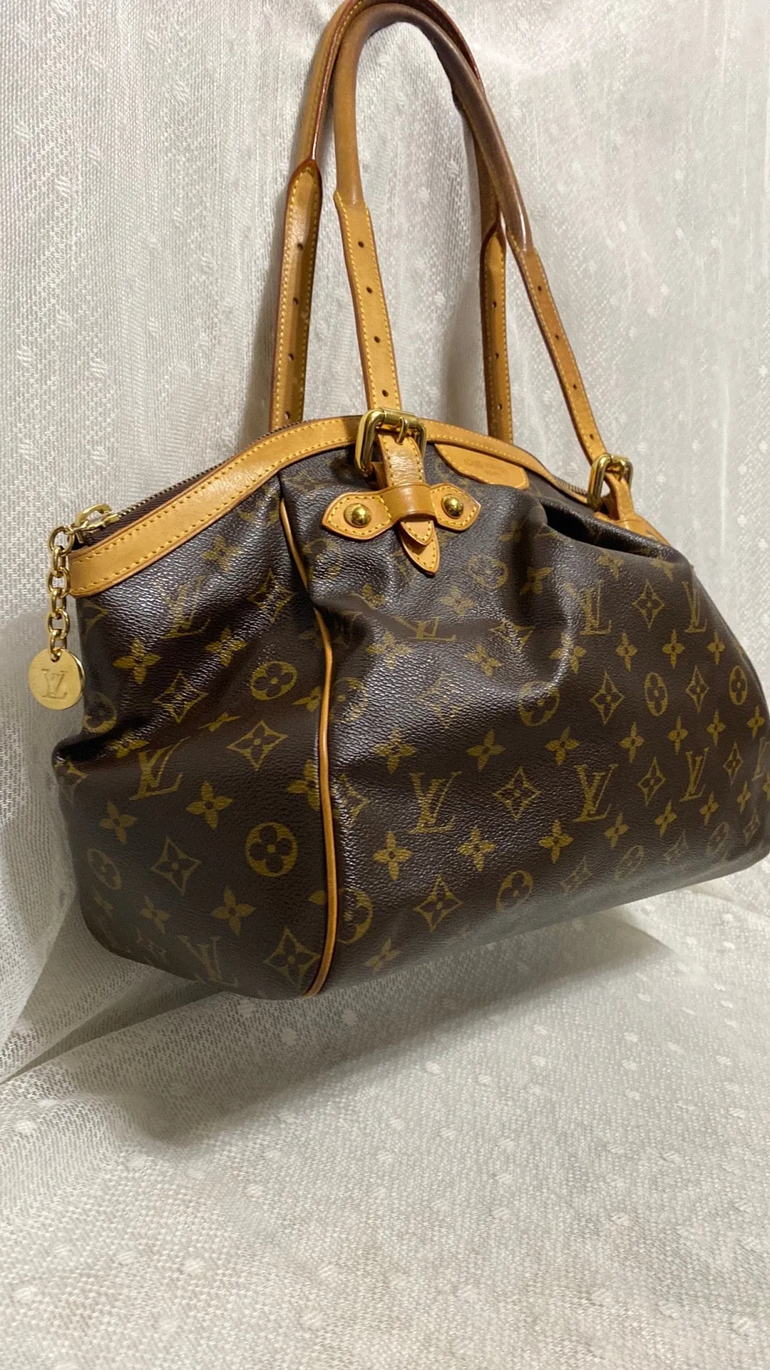 Louis Vuitton Tivoli GM Monogram Canvas Large Shoulder Bag