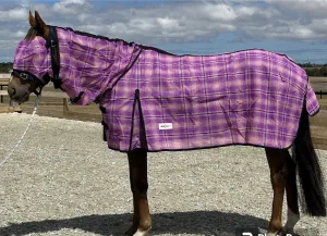 Mesh Shadecloth Combo with Bonus Fly Mask Pink