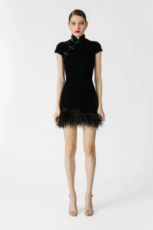 Morgan Velvet Mini Dress