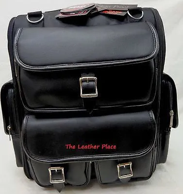 MOTORCYCLE SISSY TRAVEL BAR BAGS PLAIN BAG BACK PACK TRAVEL LUGGAGE ALL NEW