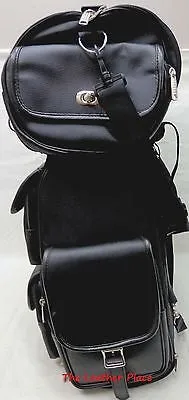 MOTORCYCLE SISSY TRAVEL BAR BAGS PLAIN BAG BACK PACK TRAVEL LUGGAGE ALL NEW